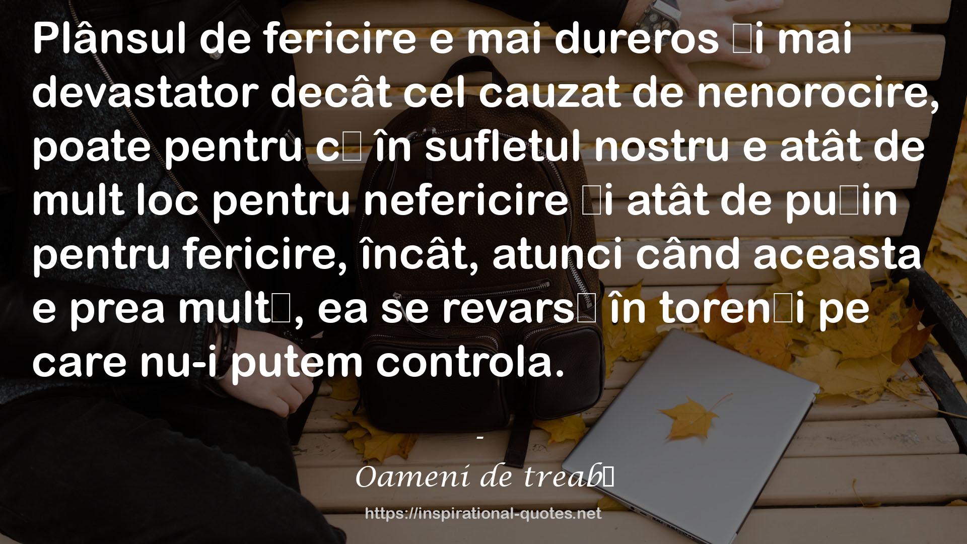 Oameni de treabă QUOTES