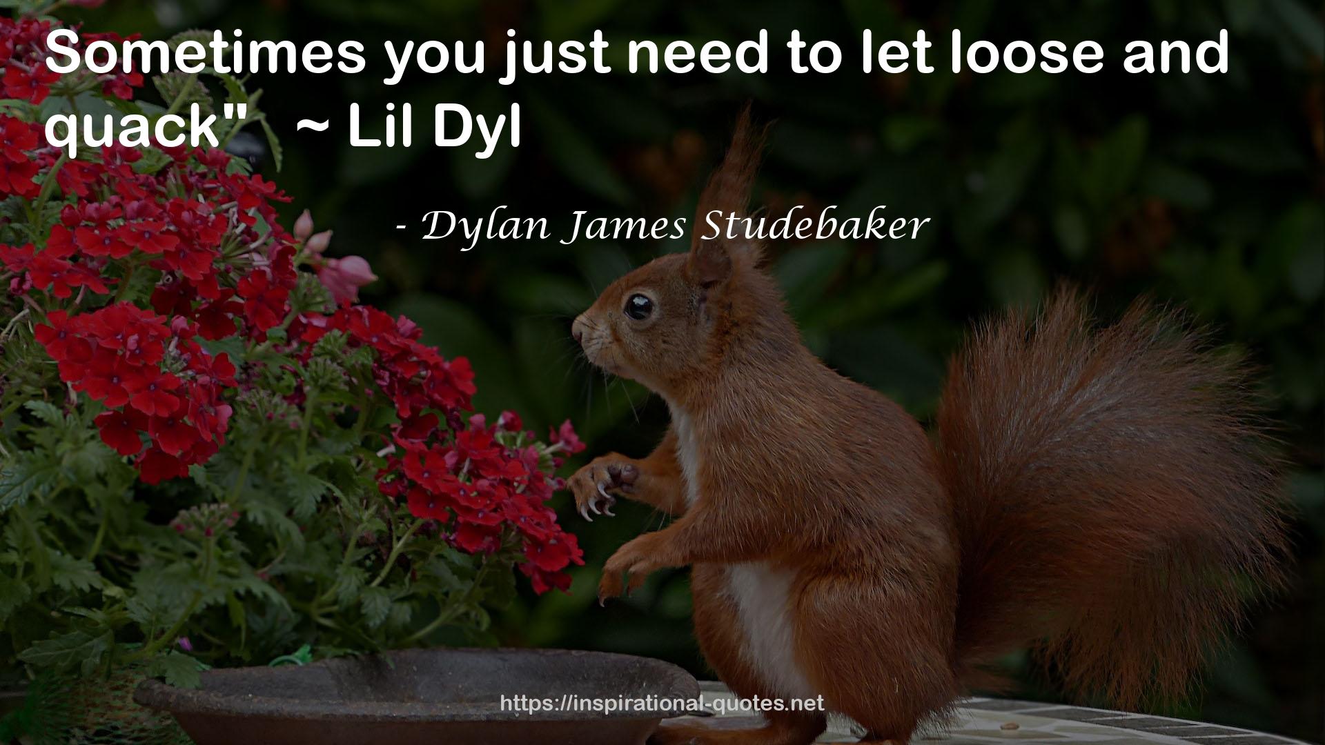 Dylan James Studebaker QUOTES