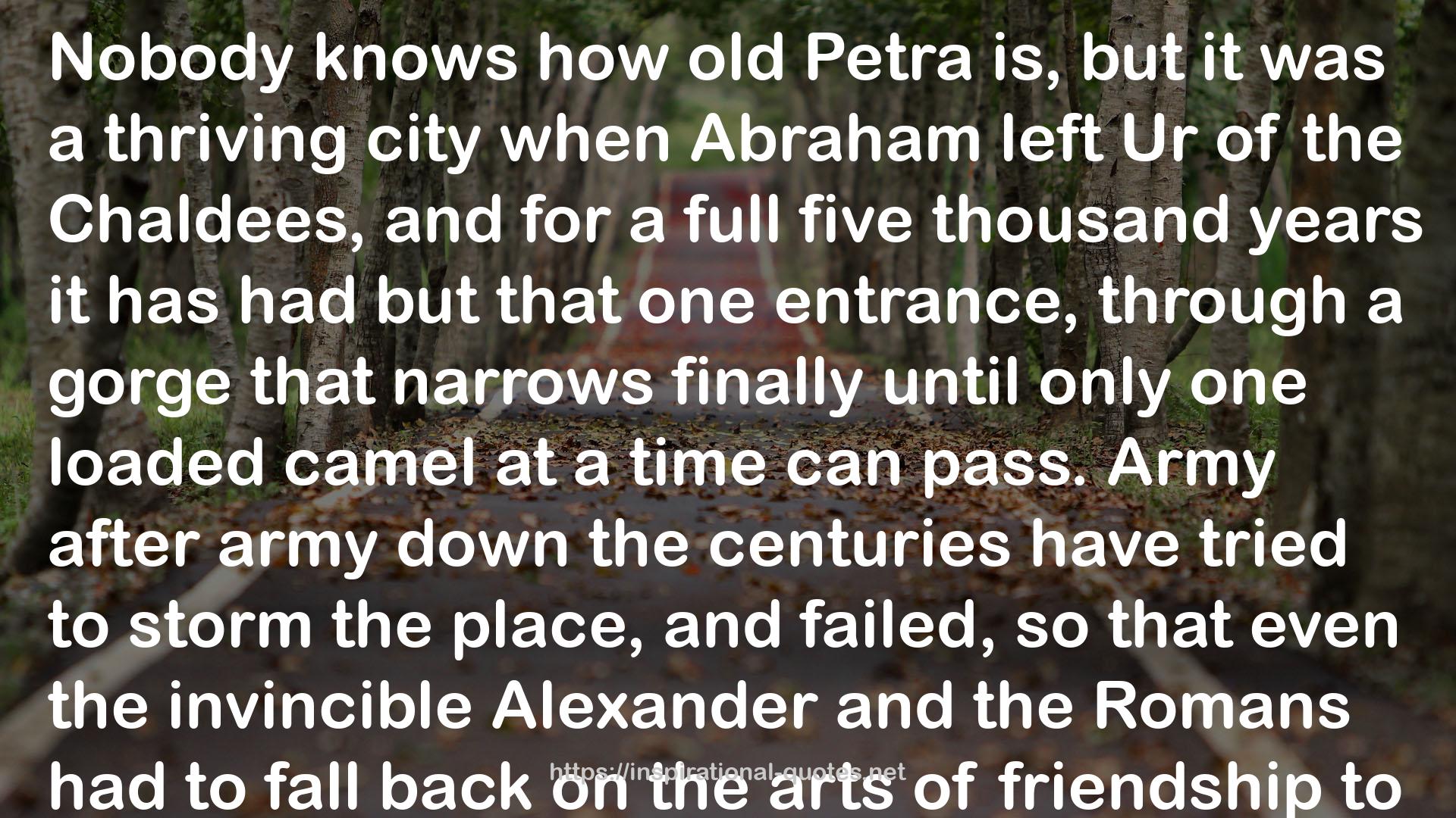 The Lion of Petra QUOTES