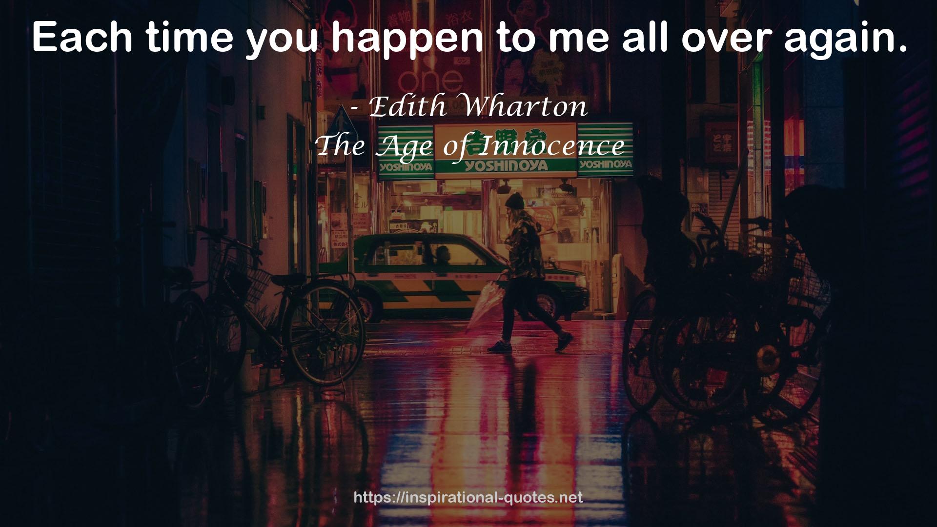 Edith Wharton QUOTES