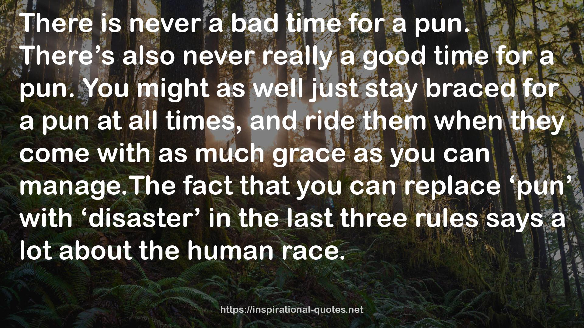 the last three rules  QUOTES