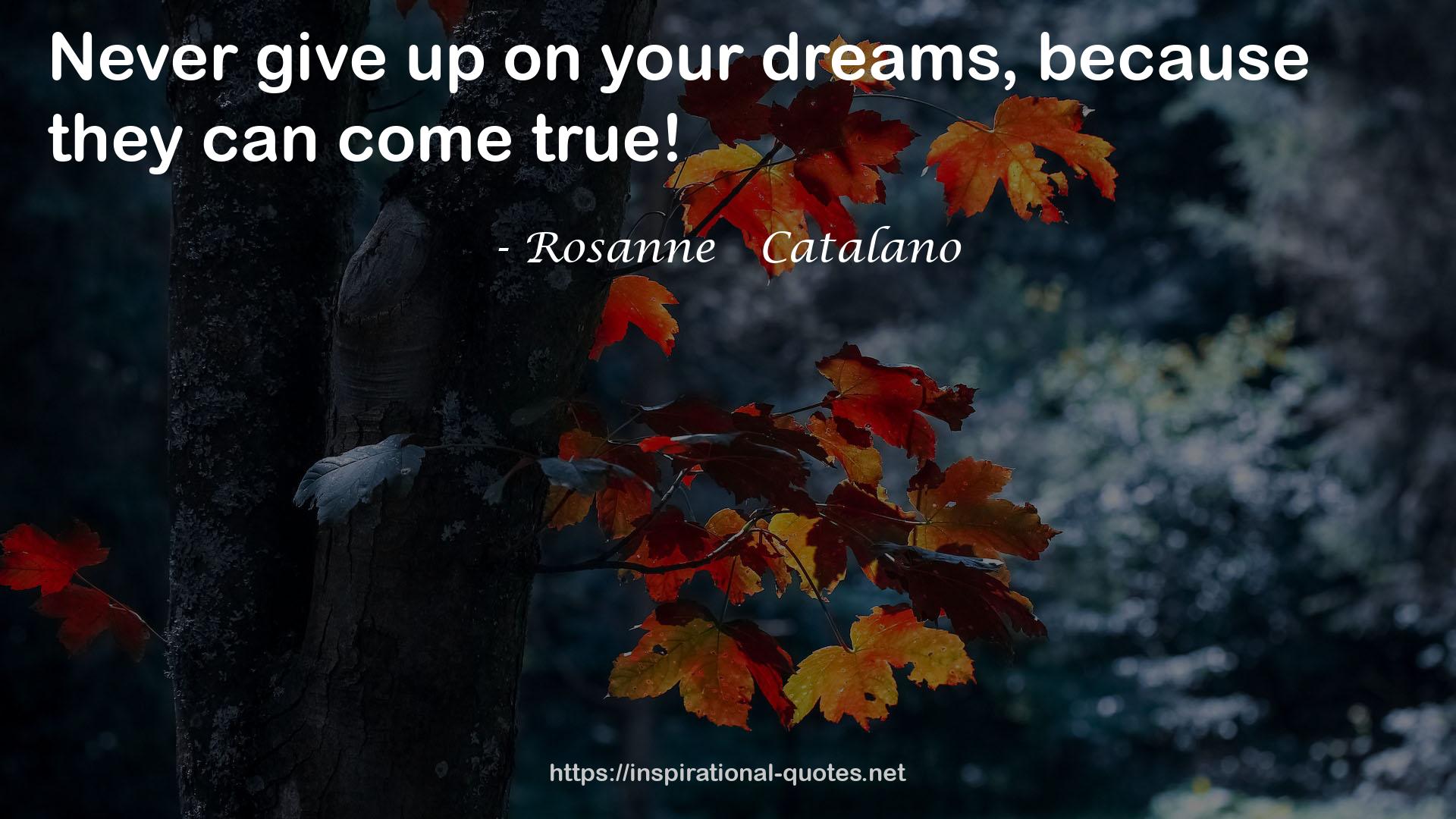 Rosanne   Catalano QUOTES