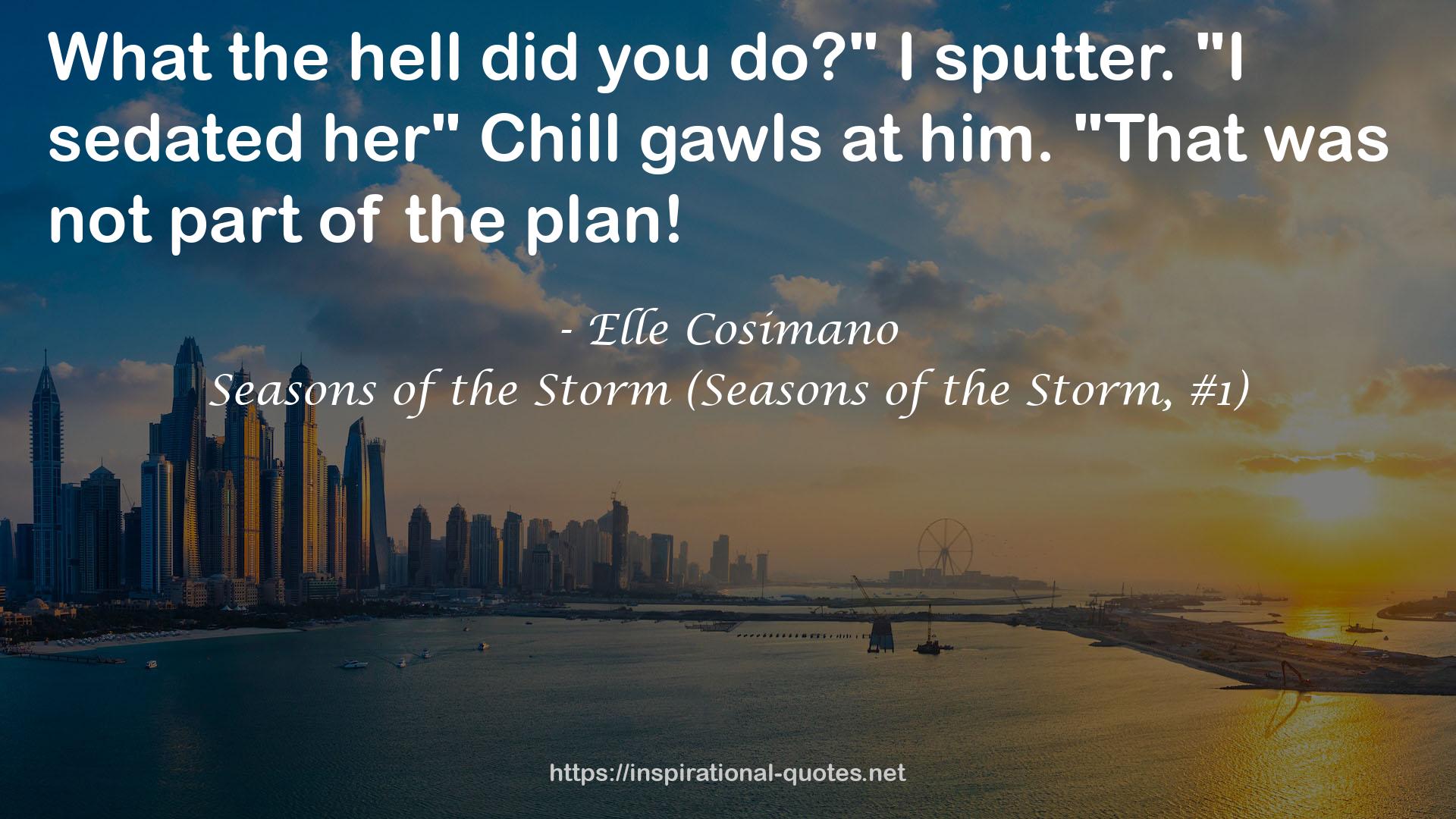 Seasons of the Storm (Seasons of the Storm, #1) QUOTES