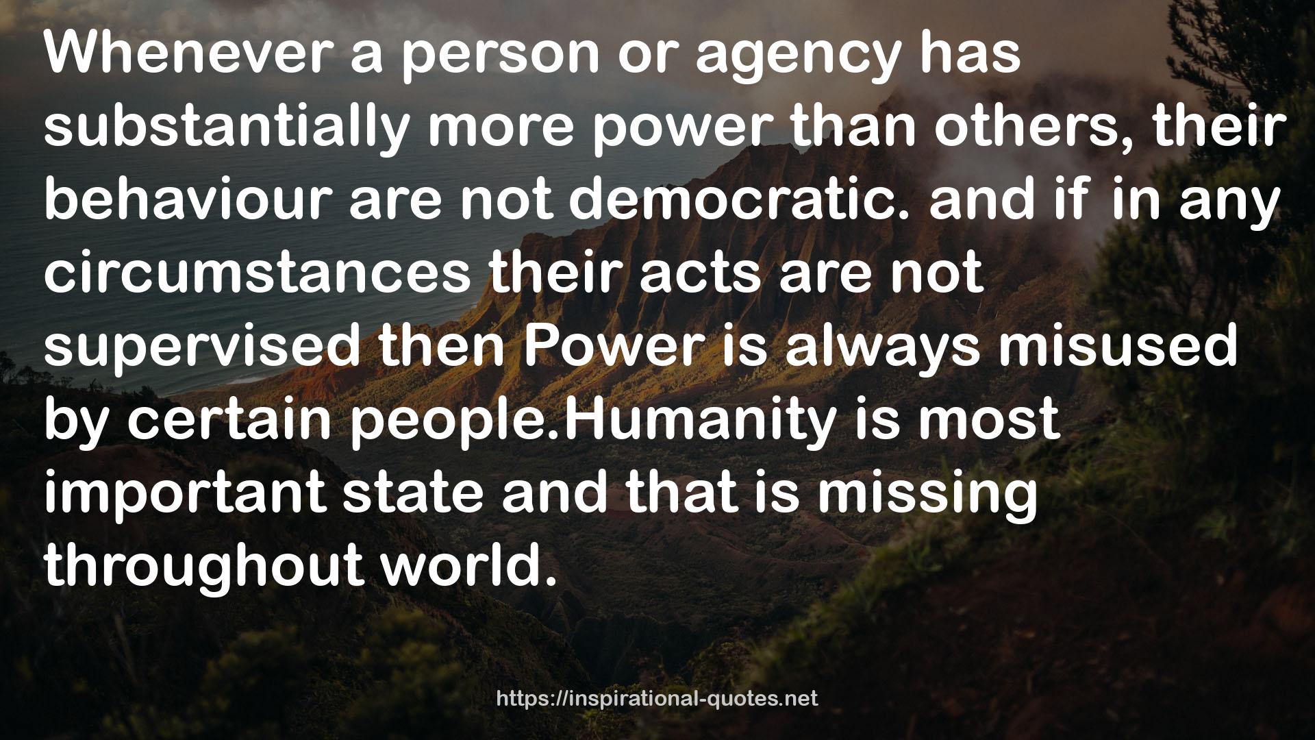 substantially more power  QUOTES