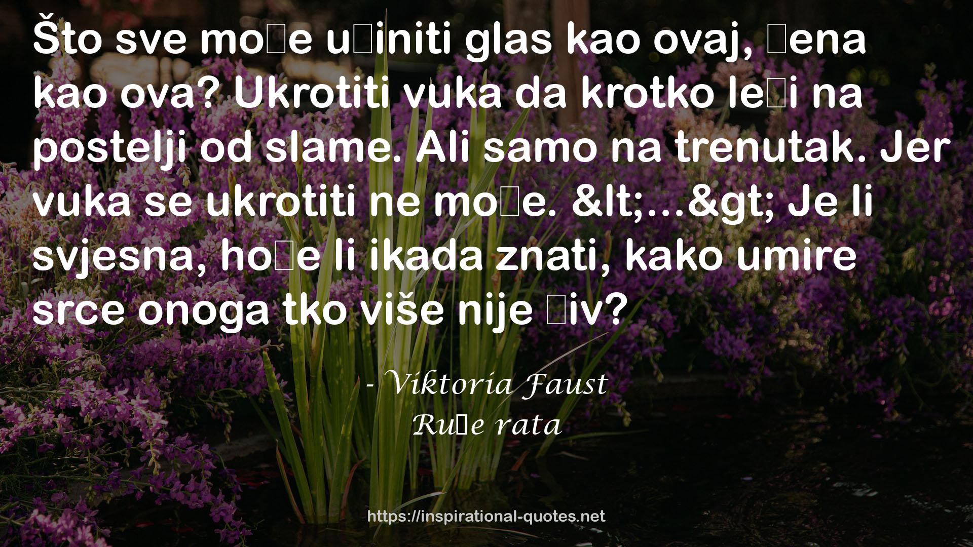 Ruže rata QUOTES