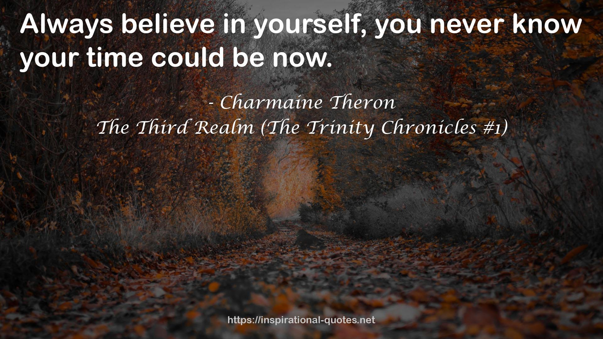 The Third Realm (The Trinity Chronicles #1) QUOTES