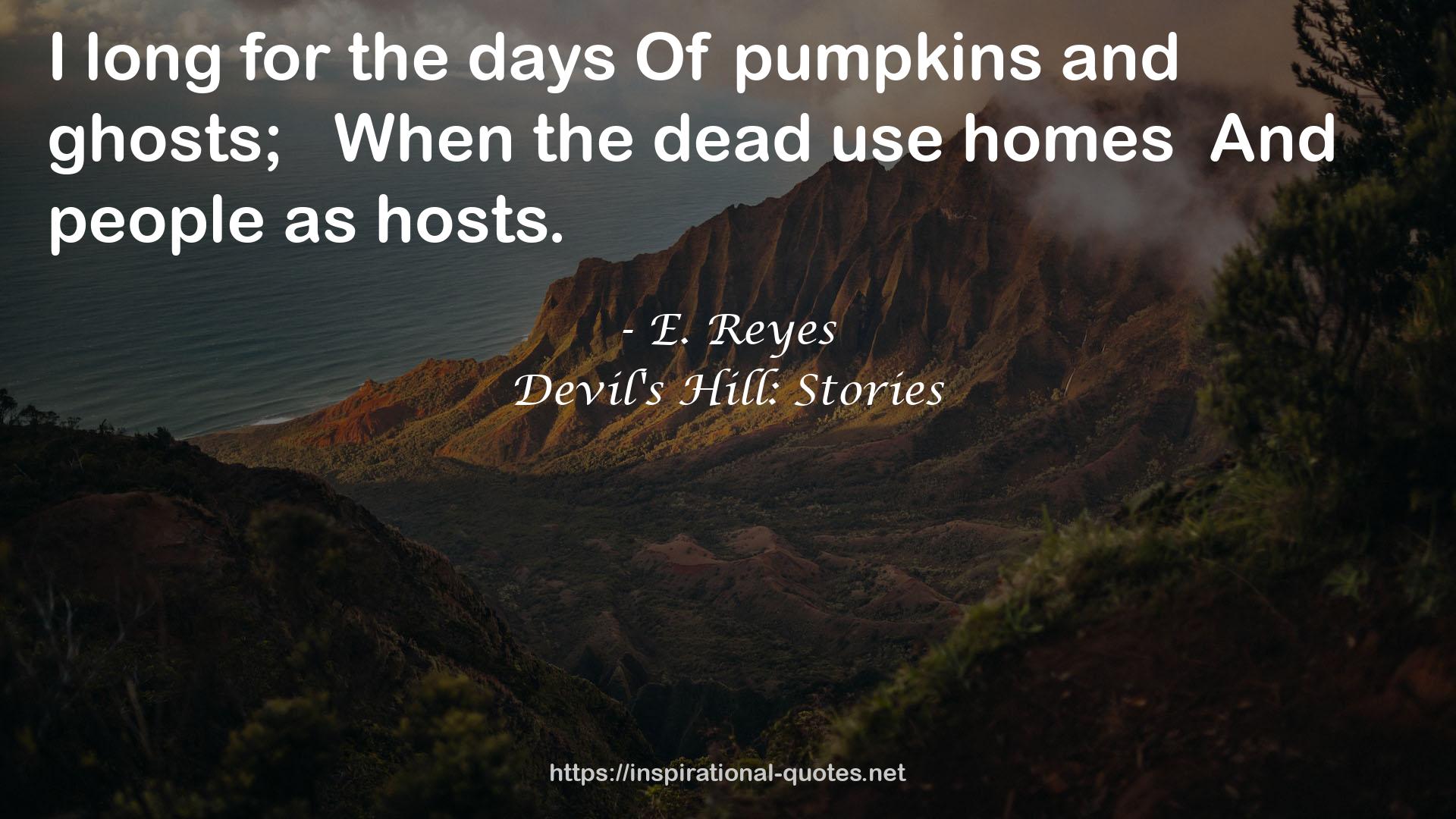 Devil's Hill: Stories QUOTES