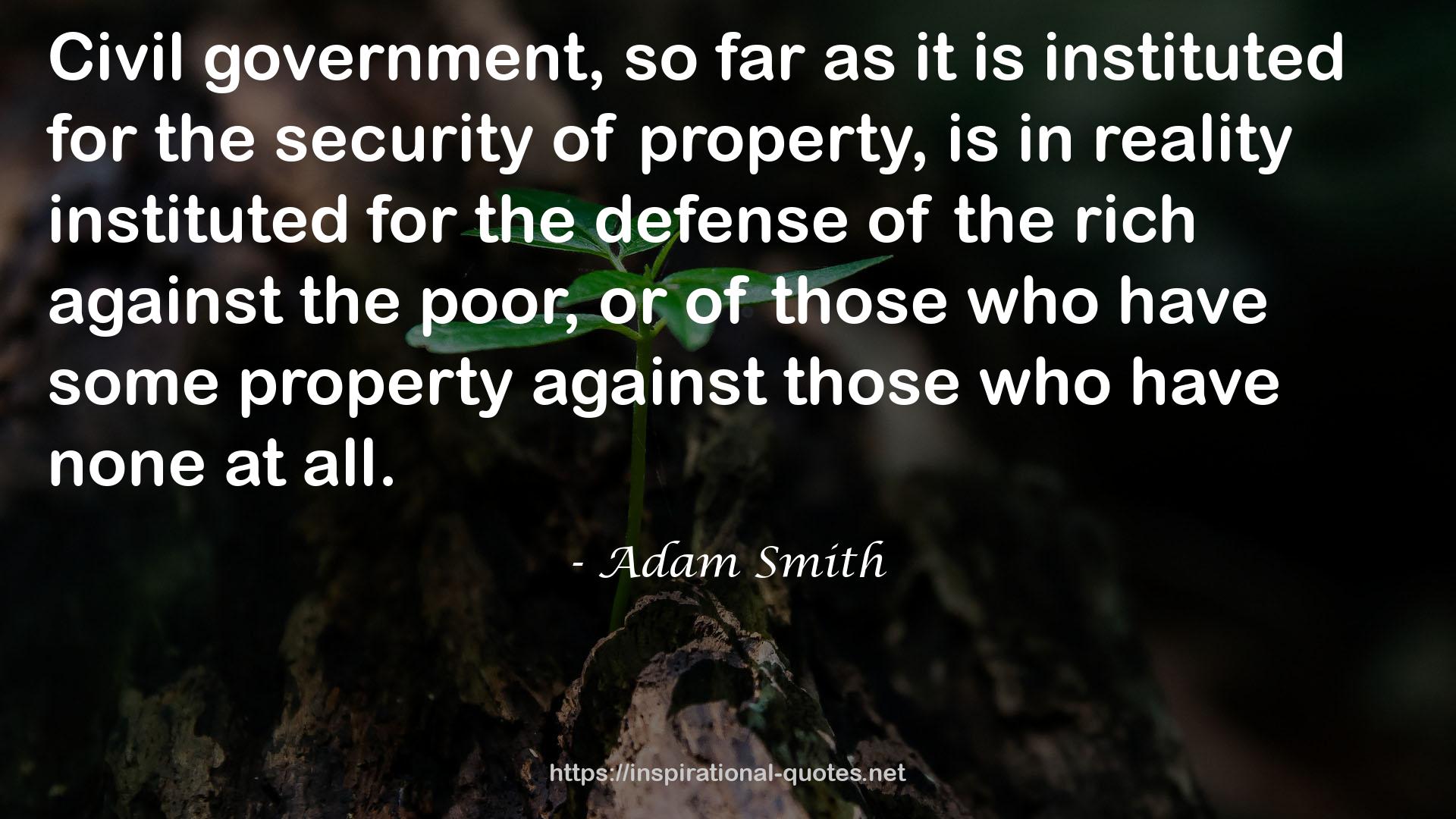 Adam Smith QUOTES