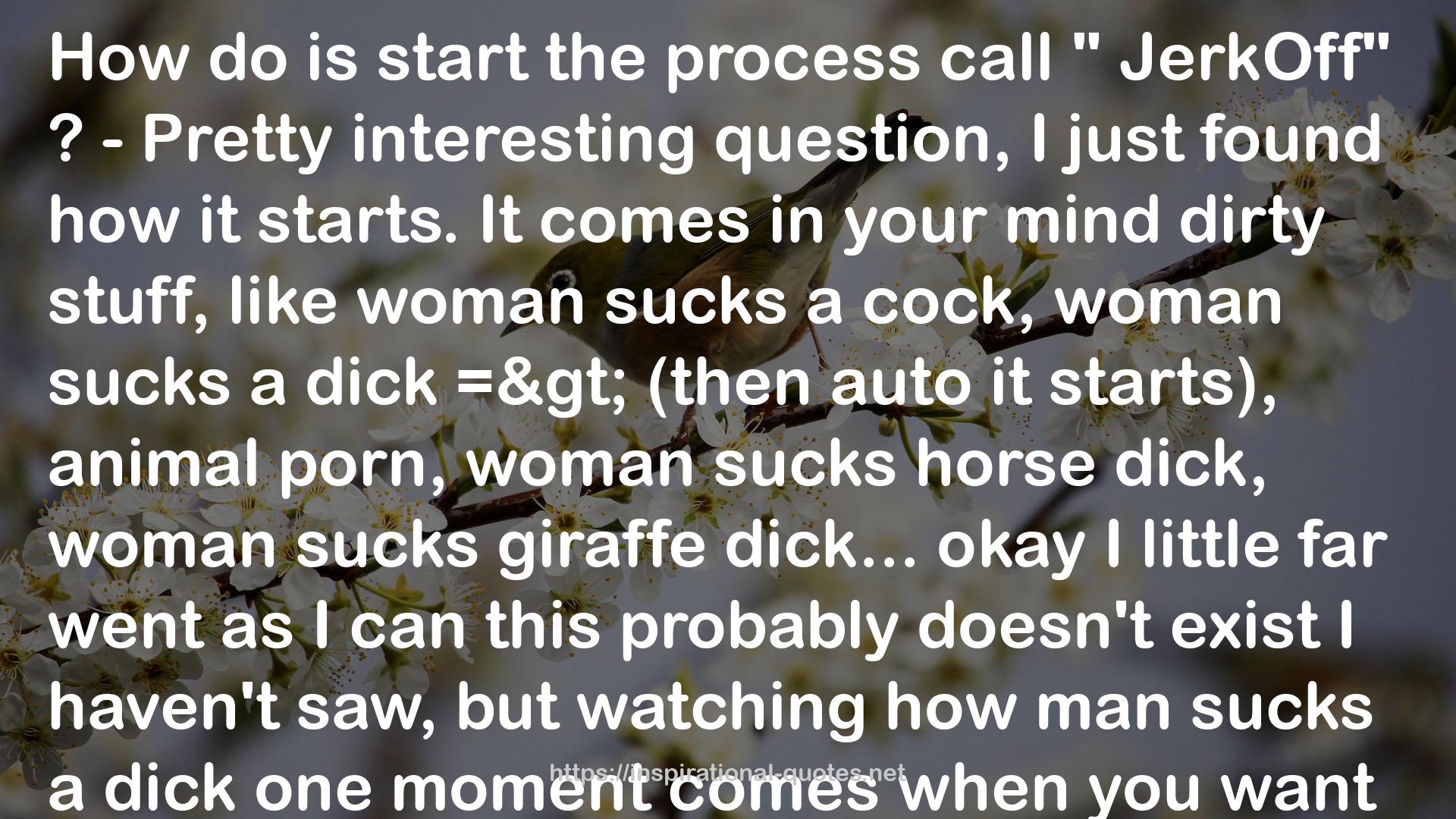 a dick  QUOTES