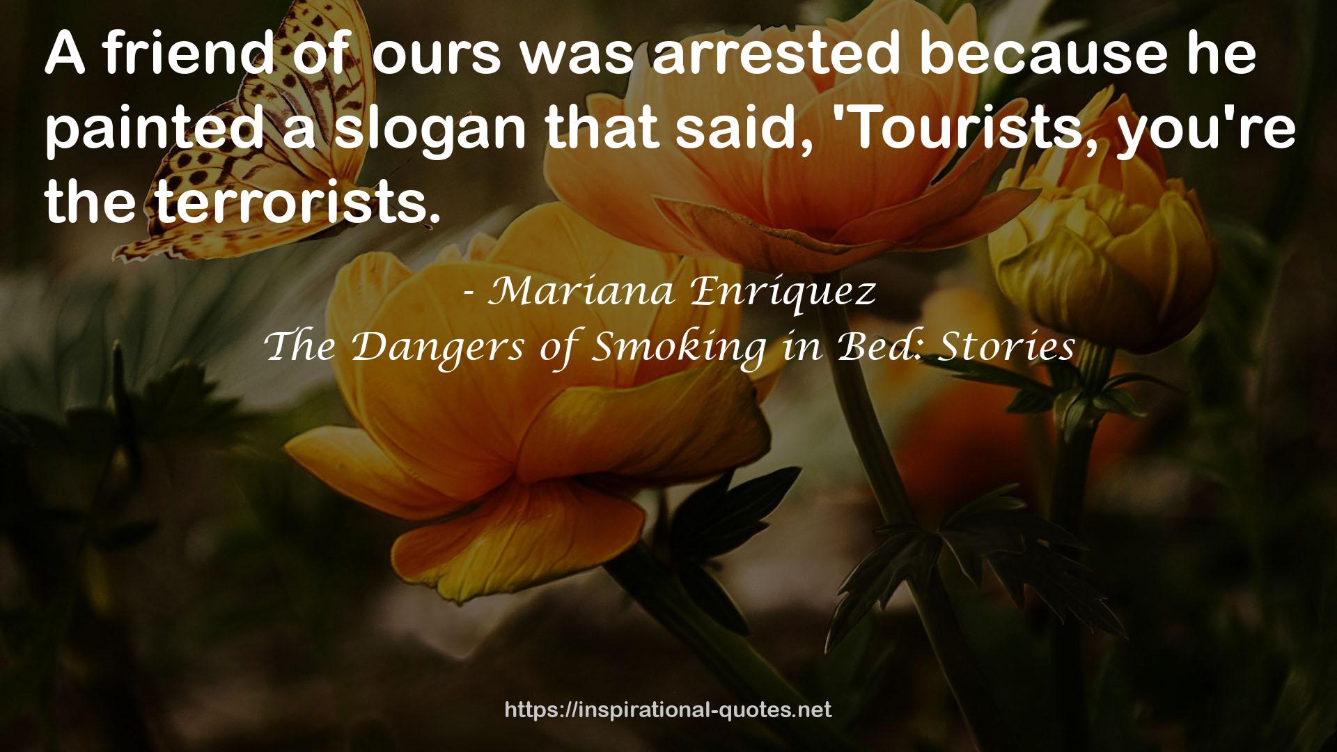 The Dangers of Smoking in Bed: Stories QUOTES