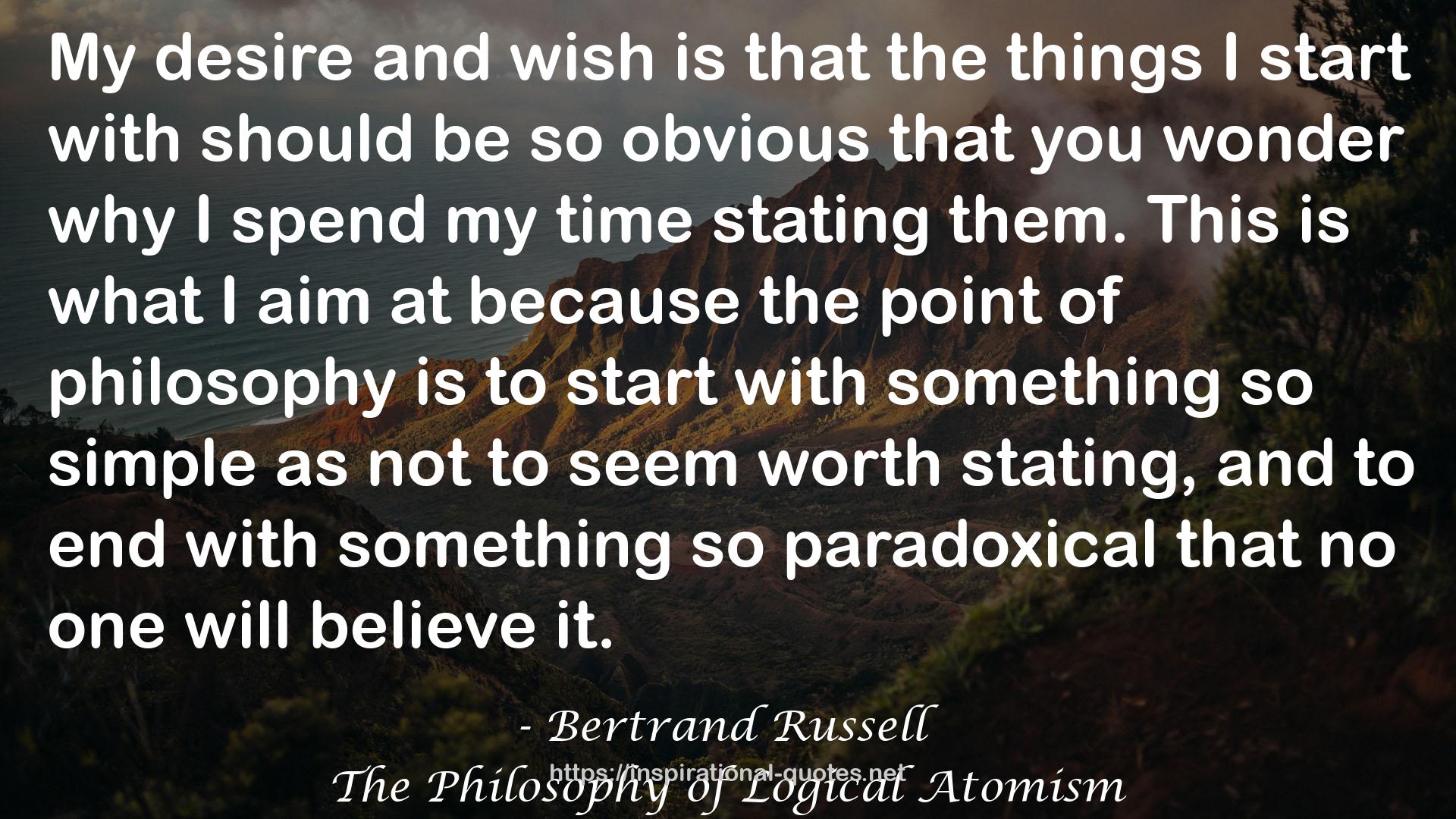 Bertrand Russell QUOTES