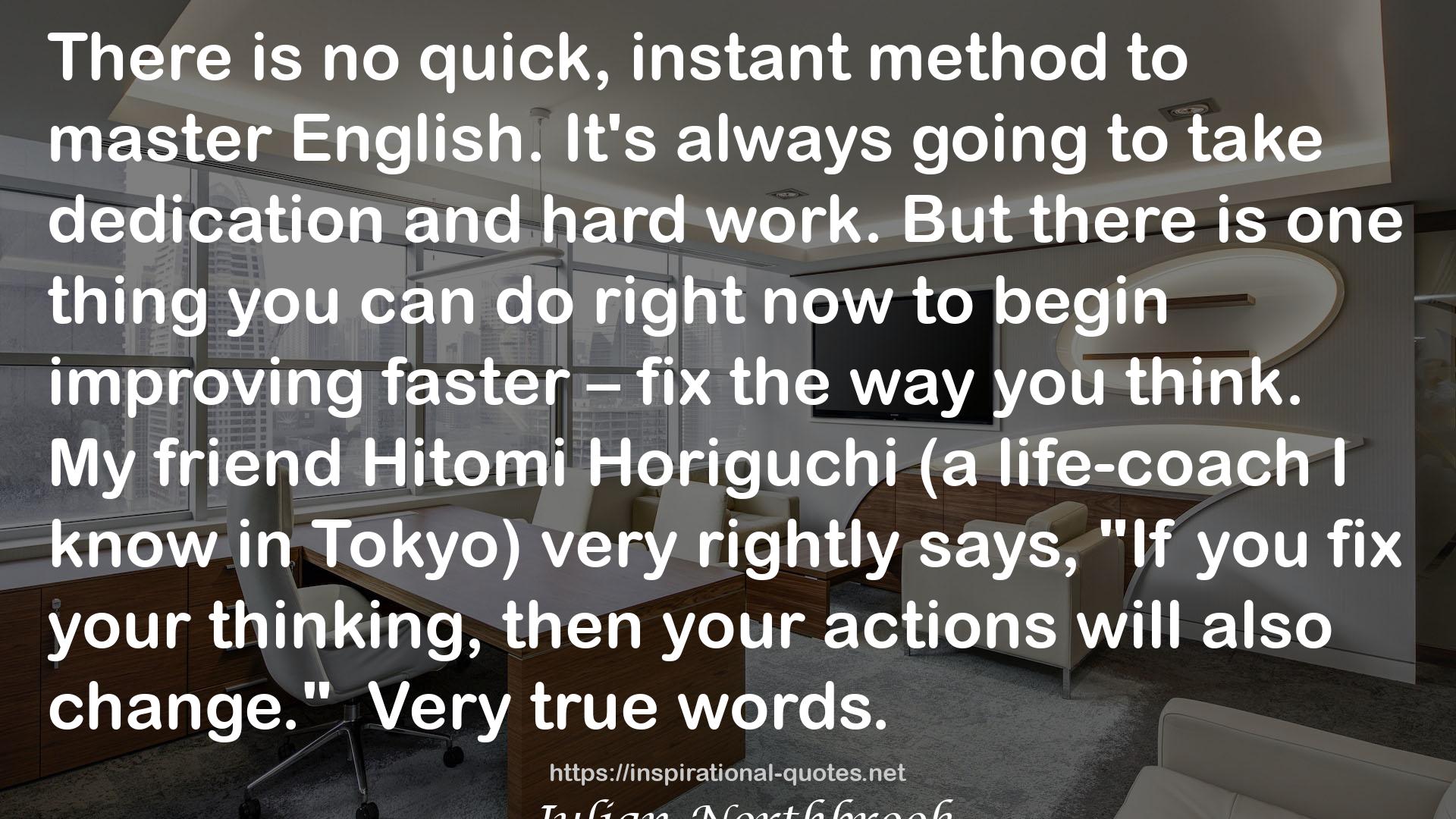 Master English FAST: An Uncommon Guide to Speaking Extraordinary English QUOTES