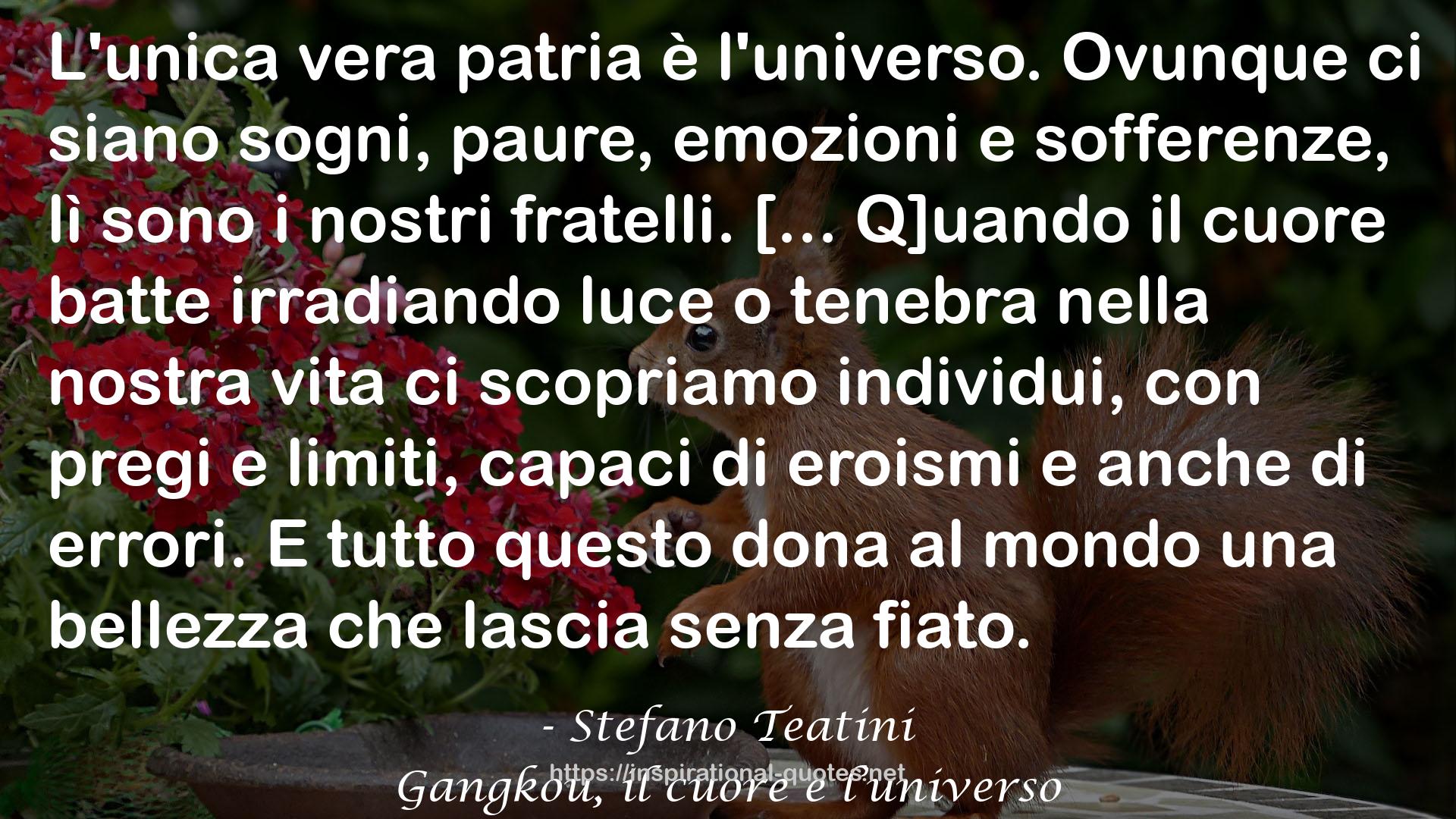 Gangkou, il cuore e l’universo QUOTES