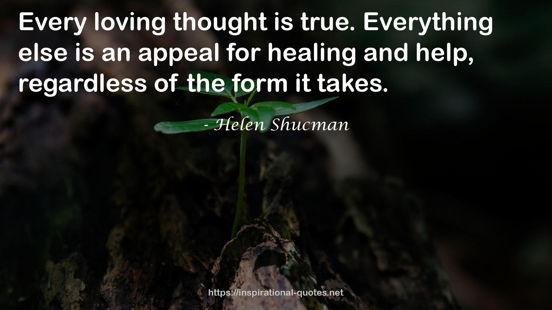 Helen Shucman QUOTES