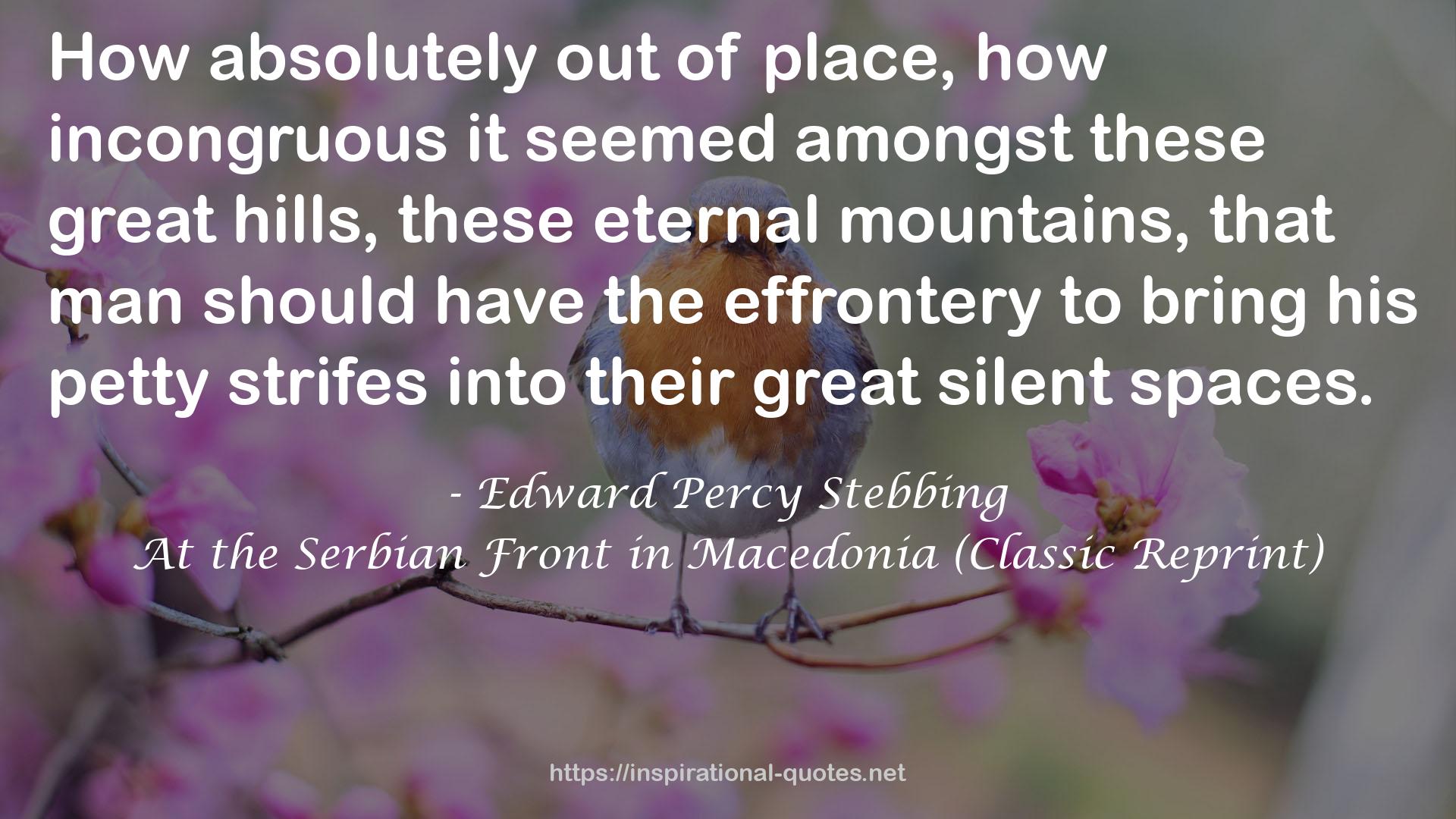 Edward Percy Stebbing QUOTES