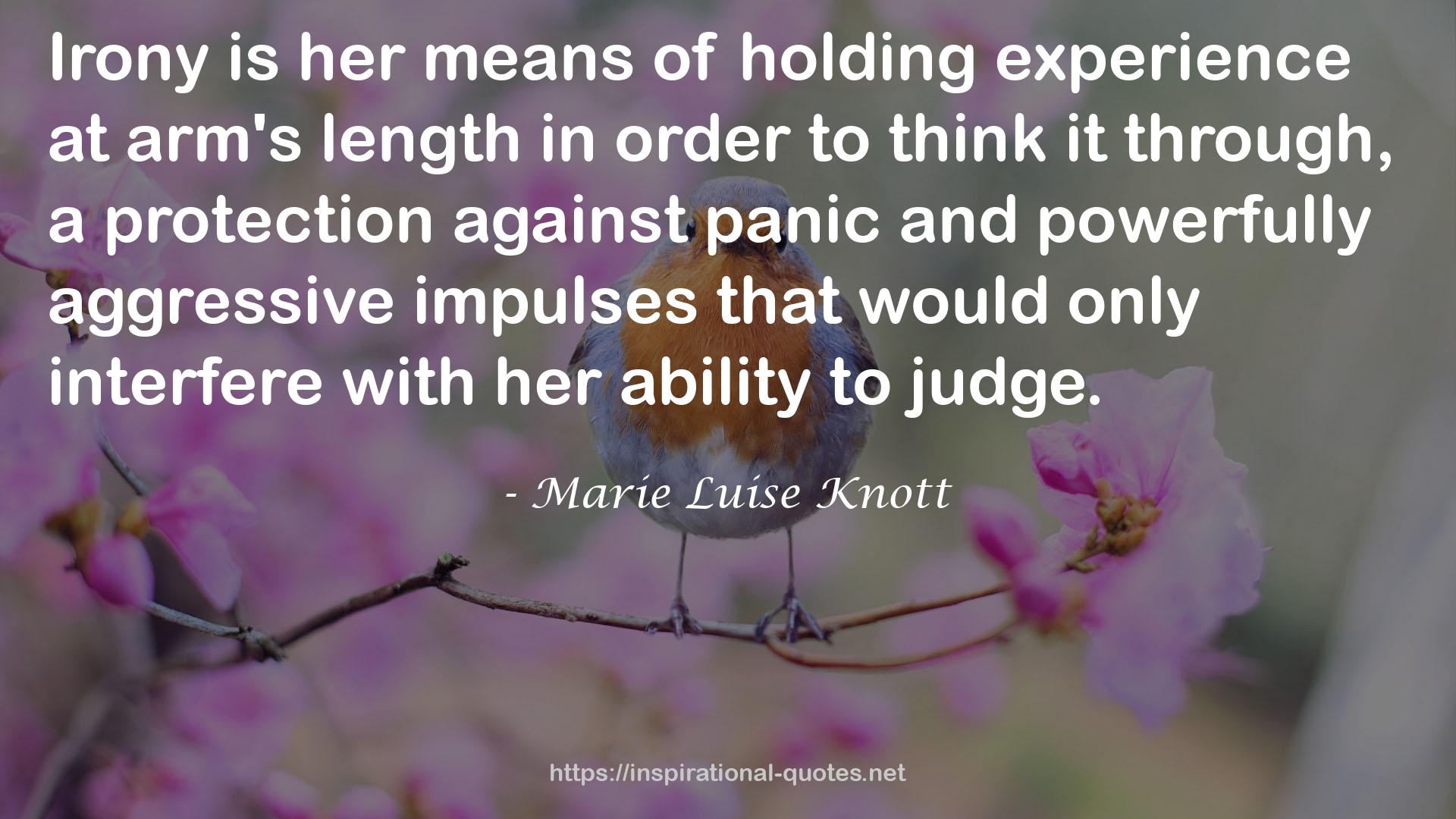 Marie Luise Knott QUOTES