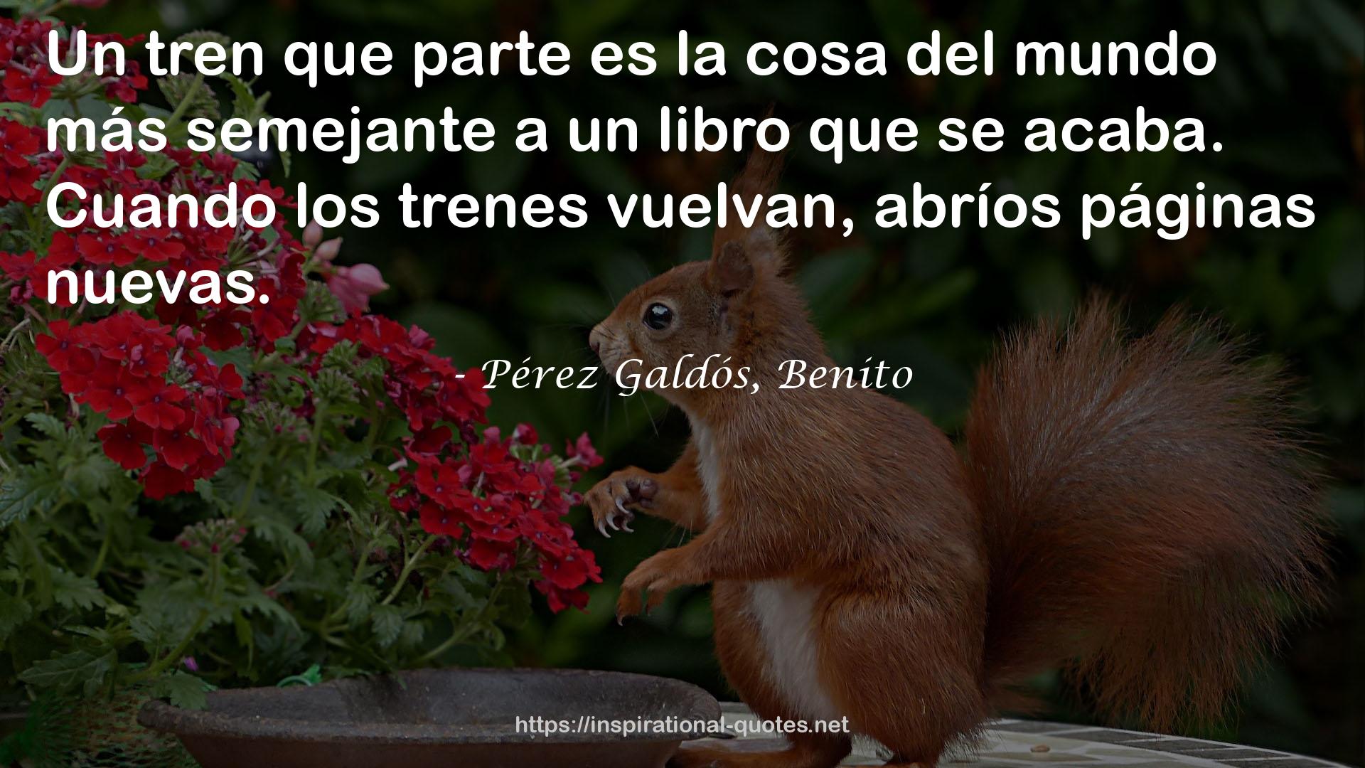 Pérez Galdós, Benito QUOTES