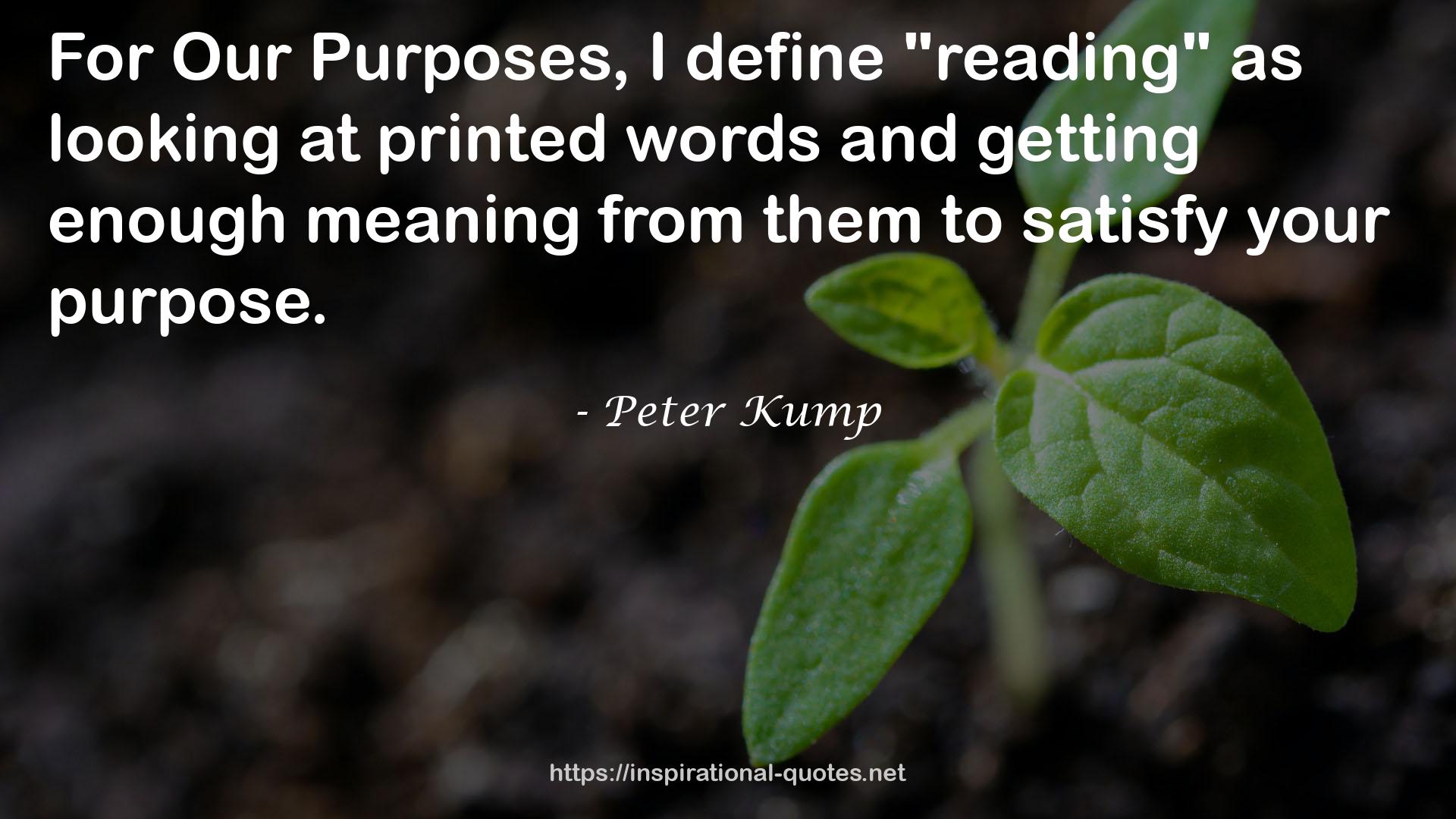 Peter Kump QUOTES