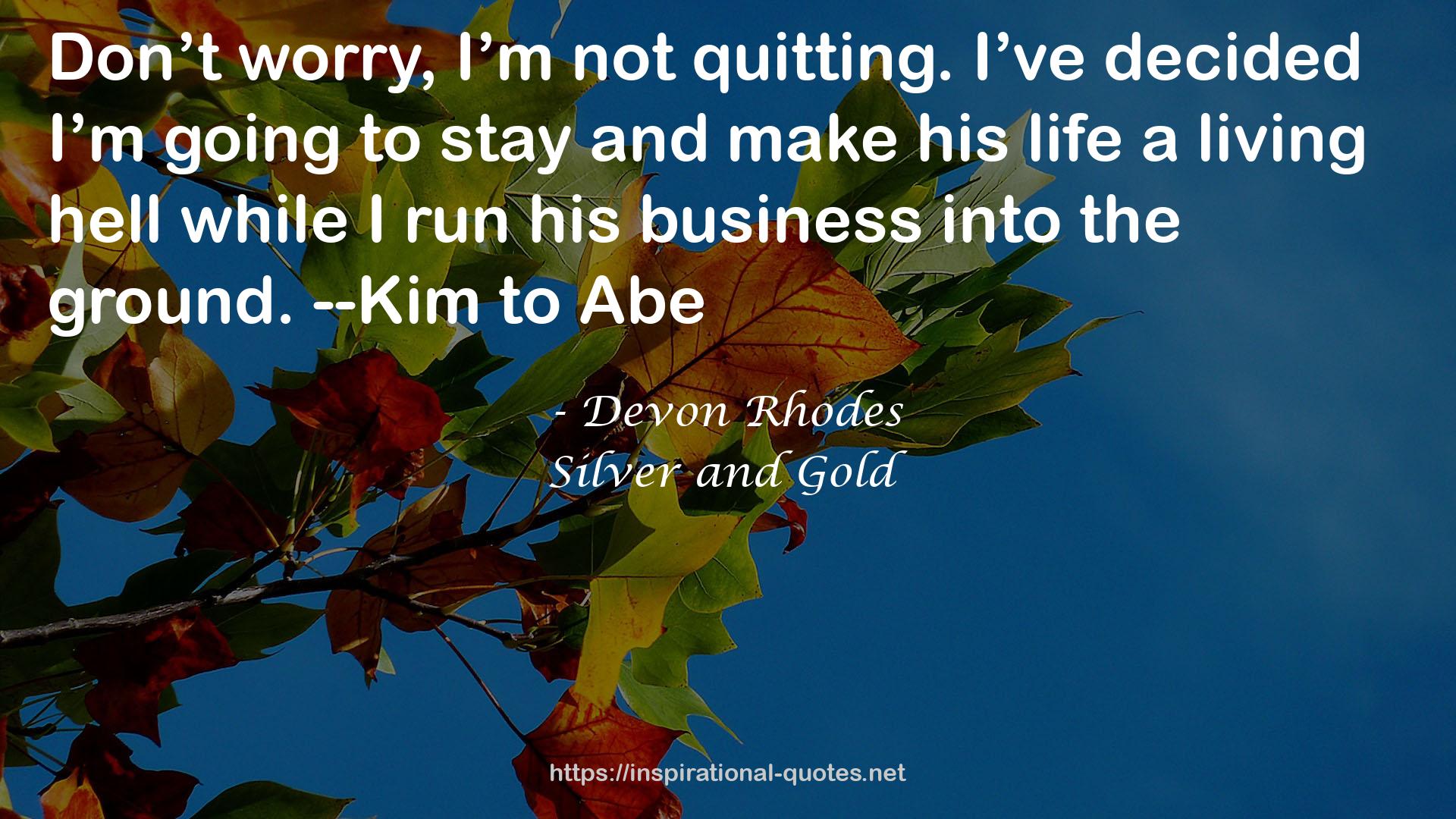 Devon Rhodes QUOTES