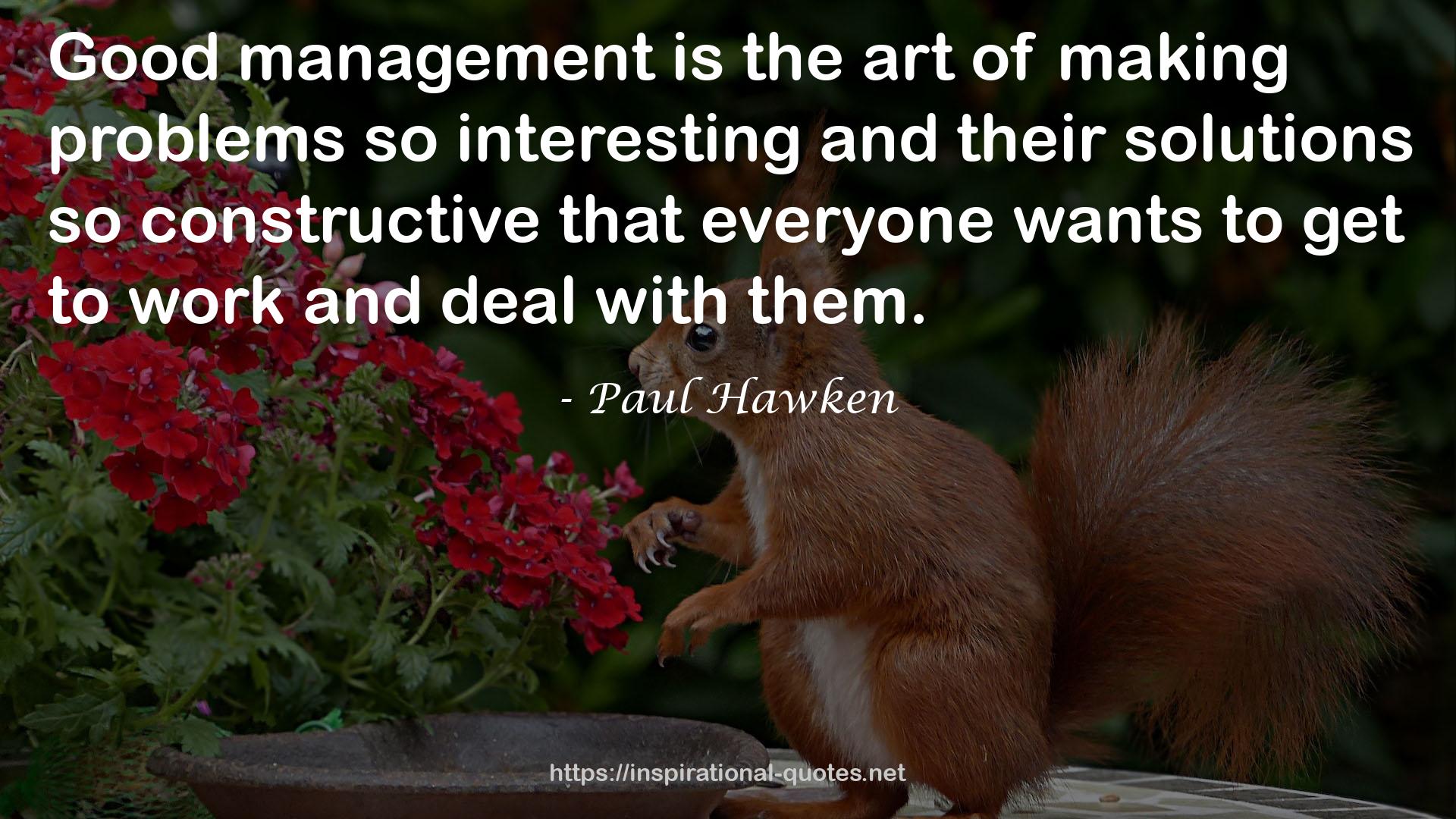 Paul Hawken QUOTES