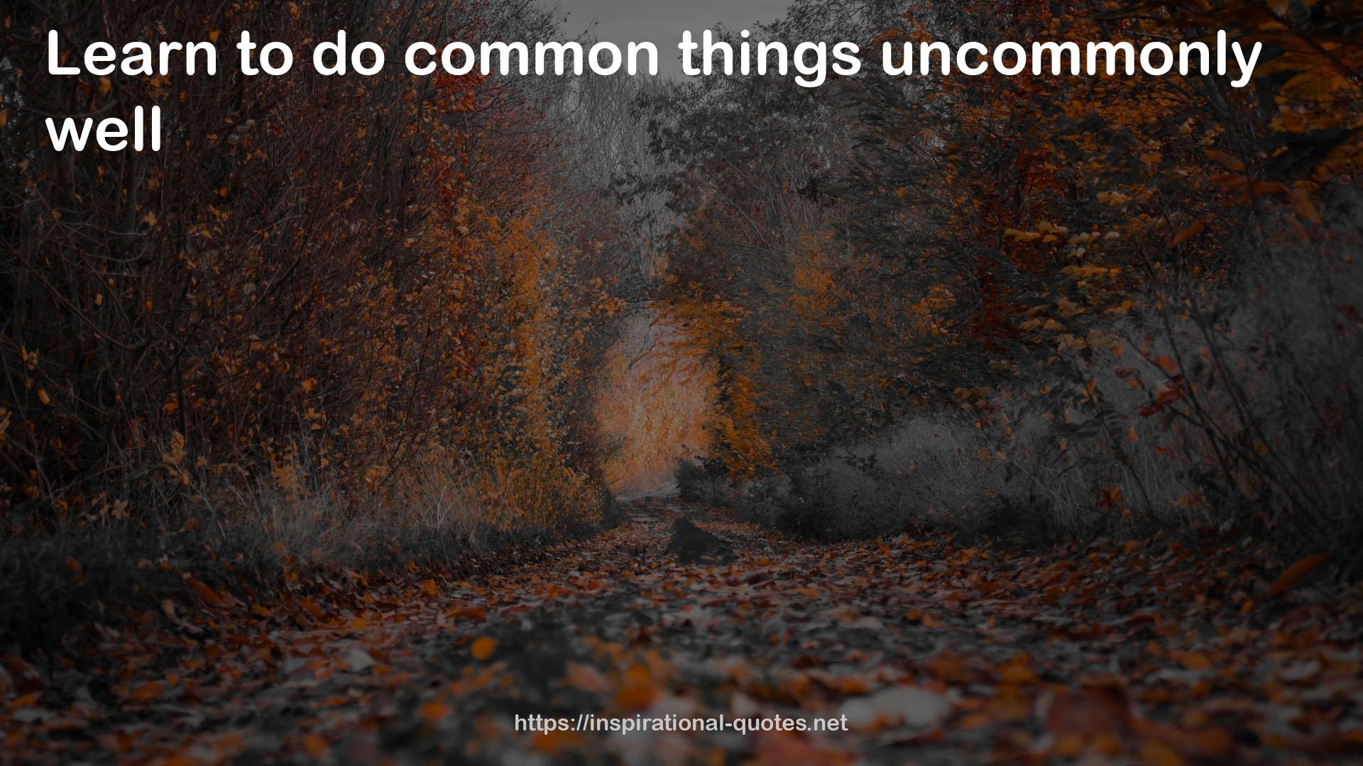 common things  QUOTES