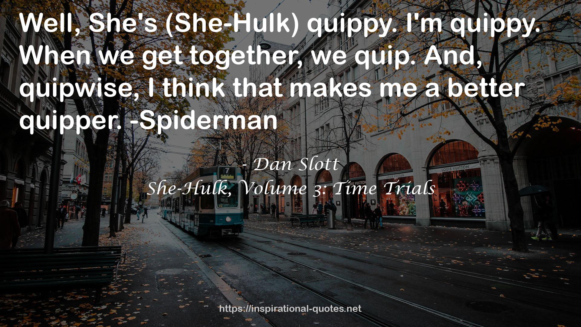 She-Hulk, Volume 3: Time Trials QUOTES