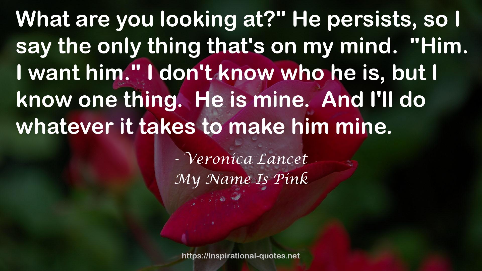 My Name Is Pink QUOTES