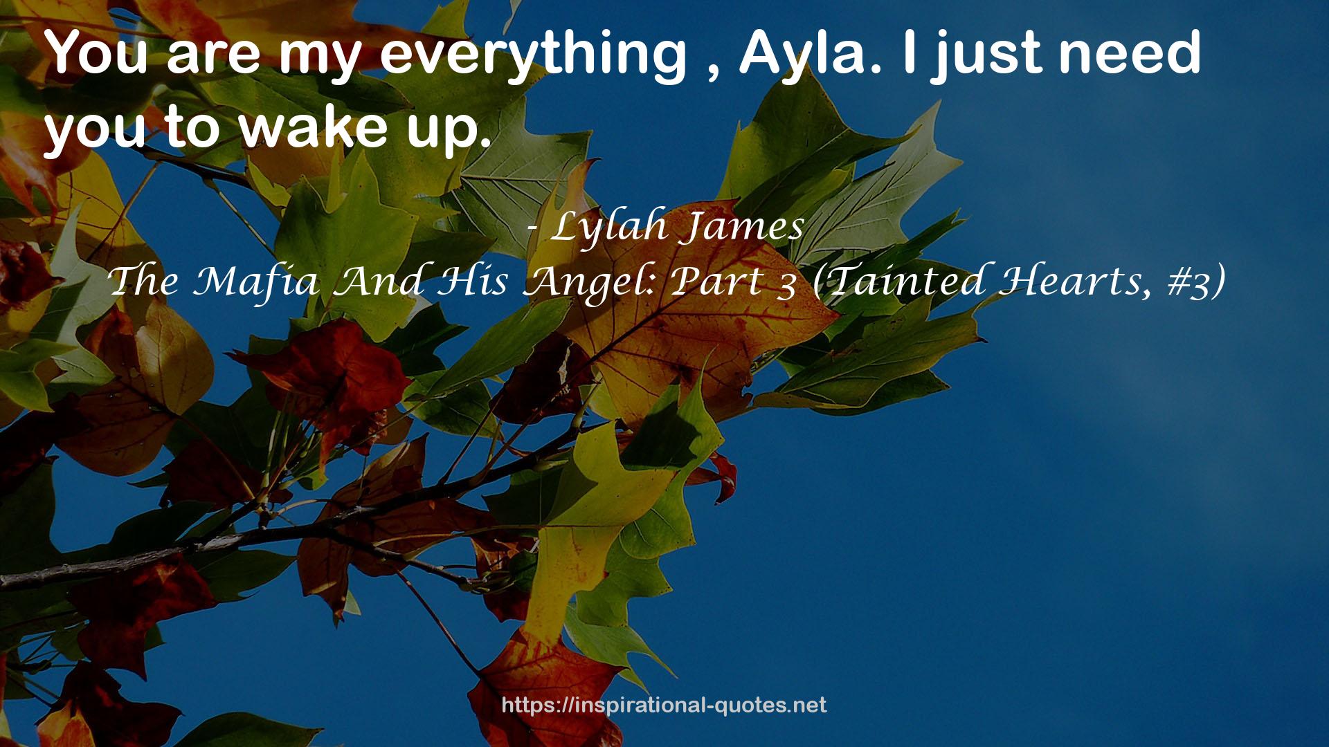 The Mafia And His Angel: Part 3 (Tainted Hearts, #3) QUOTES