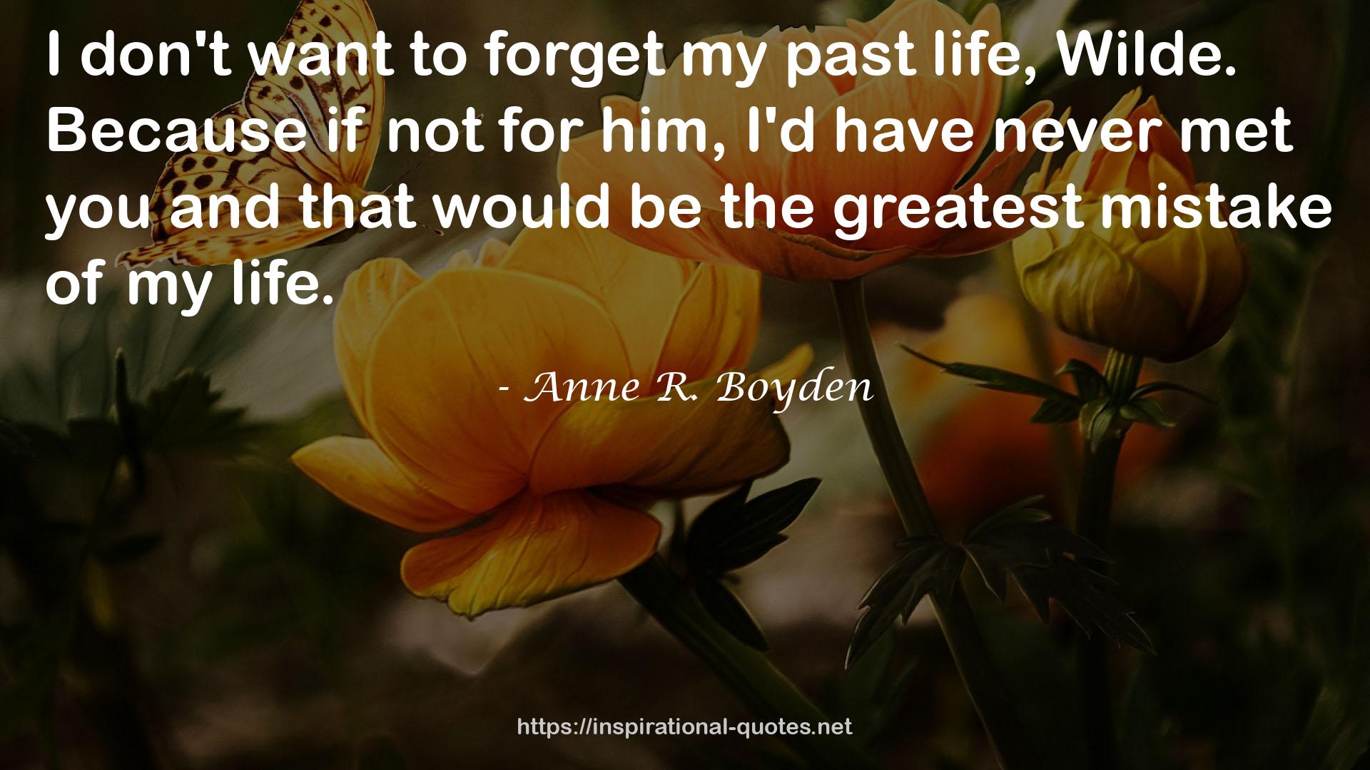 Anne R. Boyden QUOTES