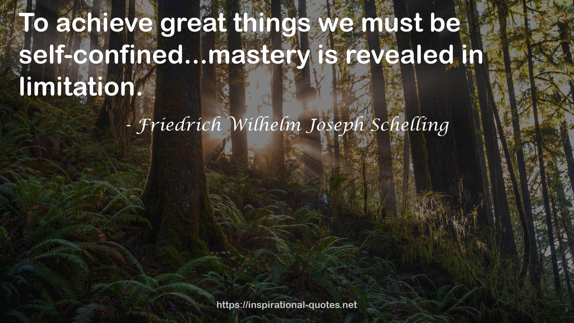 Friedrich Wilhelm Joseph Schelling QUOTES