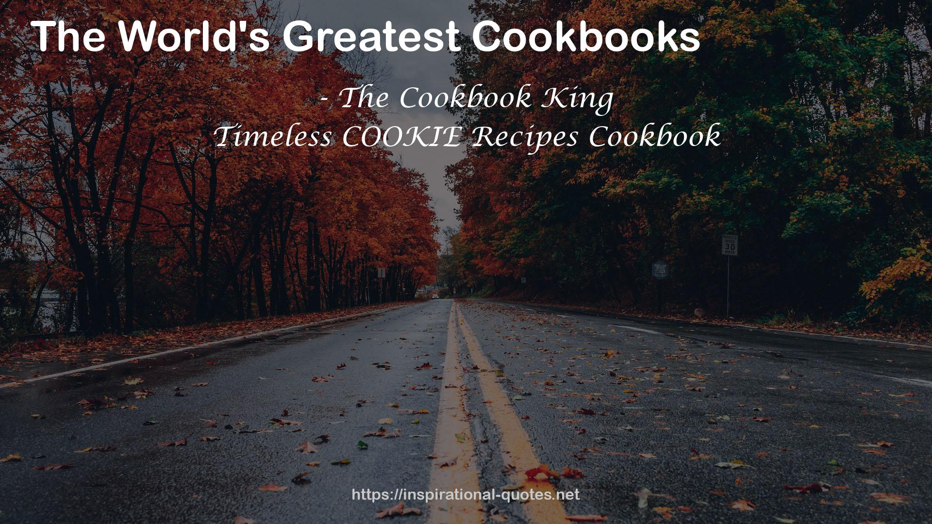 The Cookbook King QUOTES