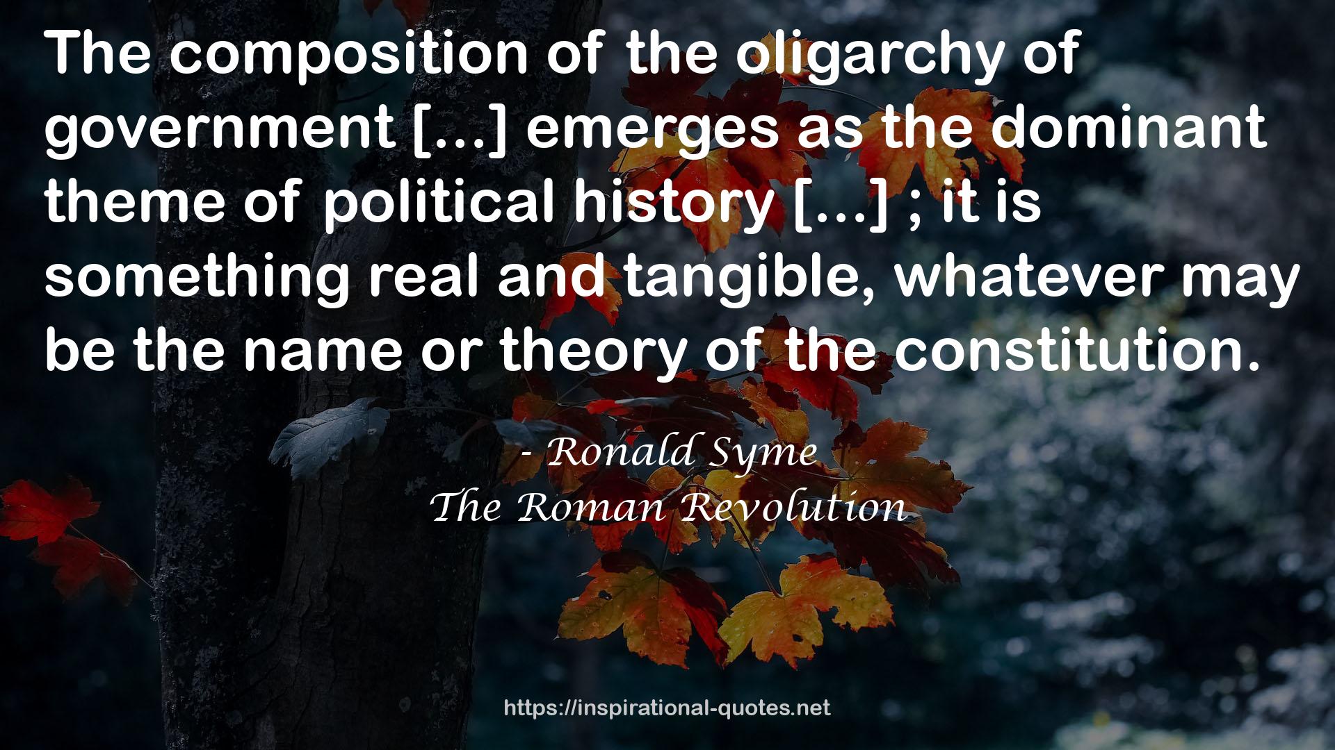 Ronald Syme QUOTES