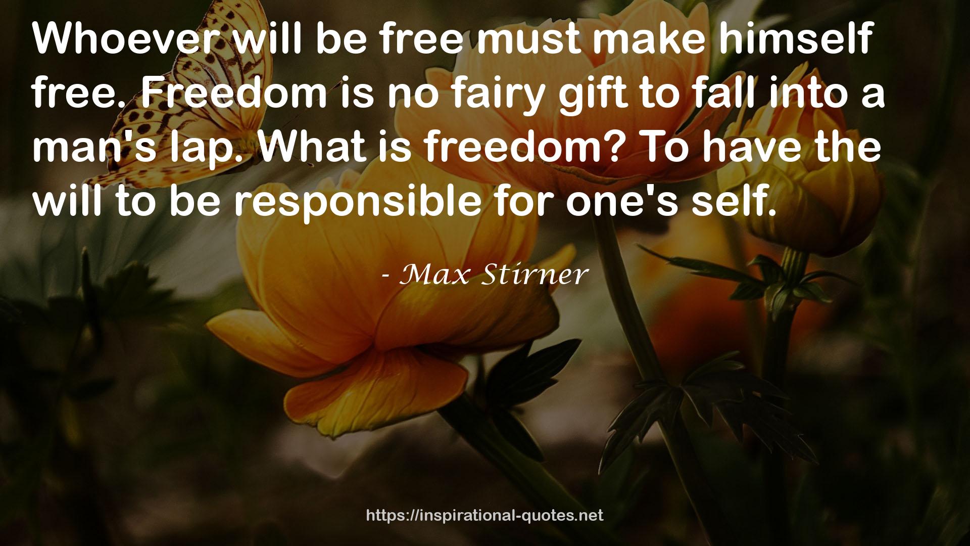 Max Stirner QUOTES