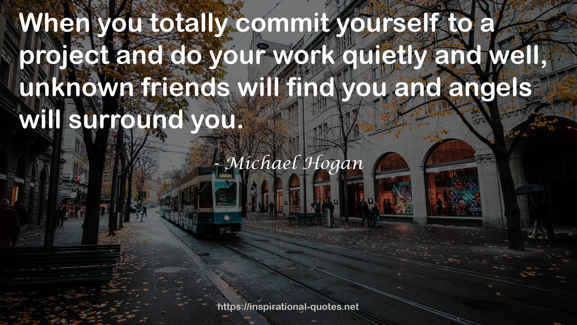 Michael Hogan QUOTES