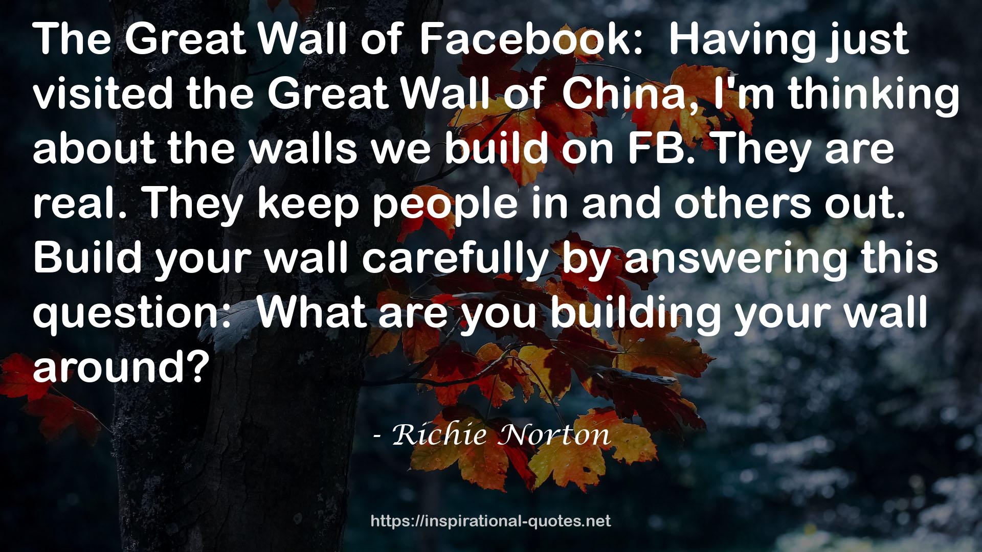 your wall  QUOTES