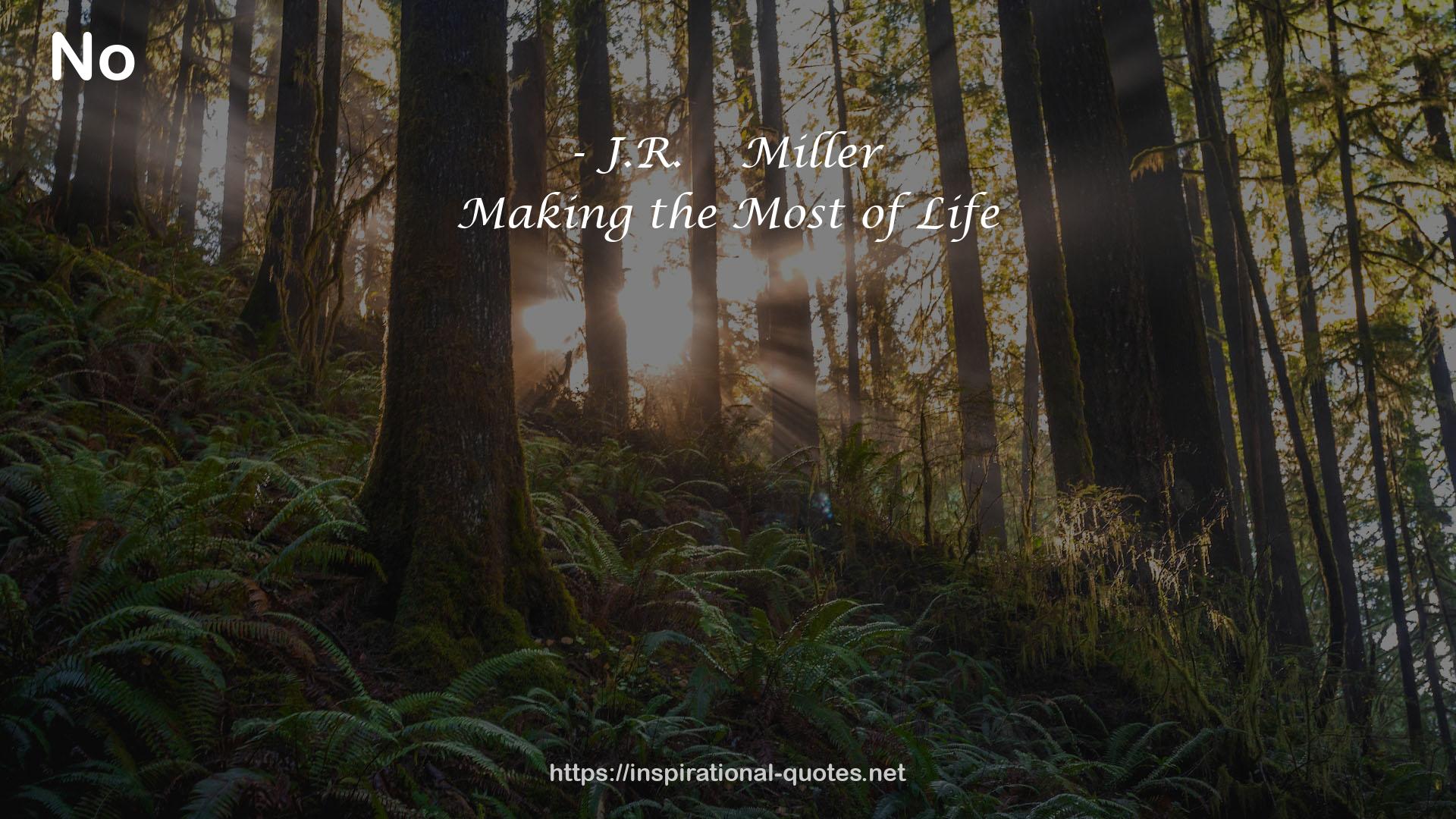 Making the Most of Life QUOTES