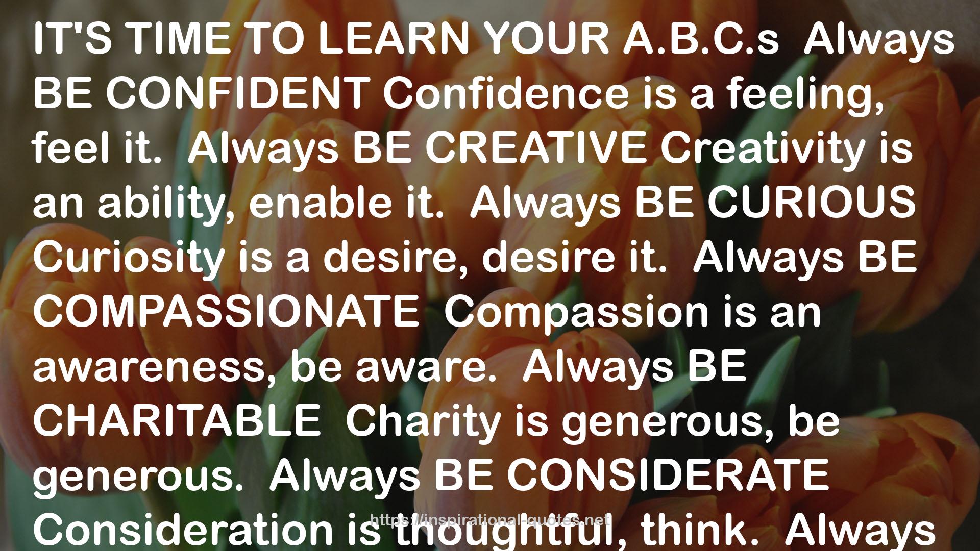 CONFIDENTConfidence  QUOTES