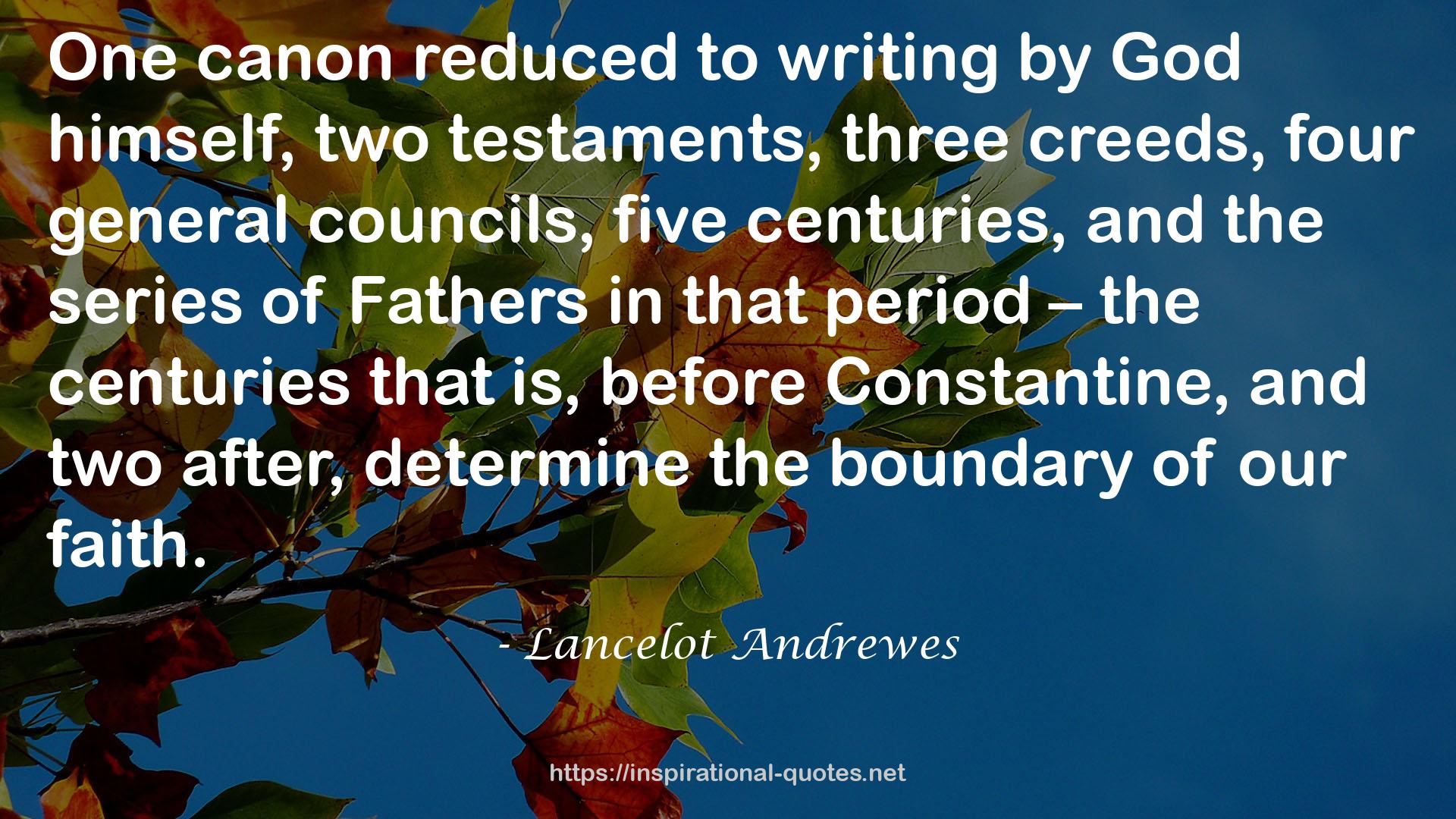 Lancelot Andrewes QUOTES