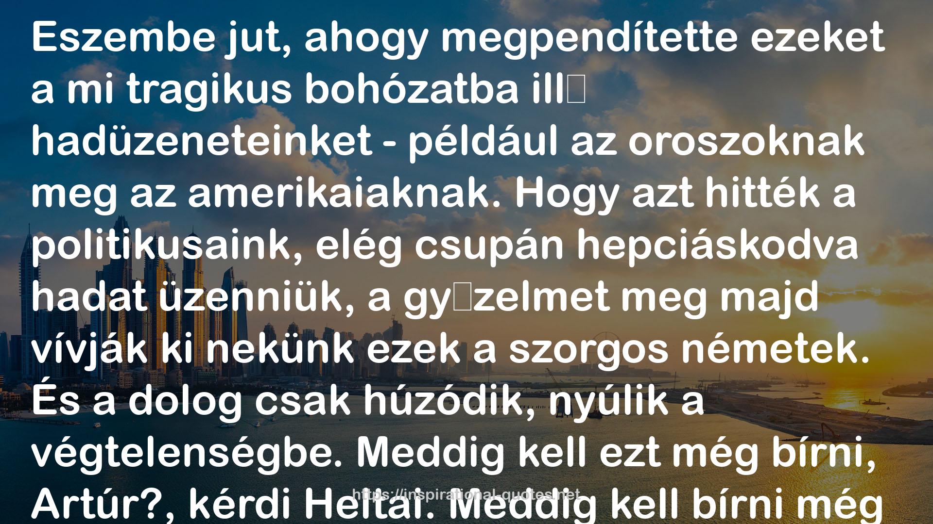 Pál Závada QUOTES