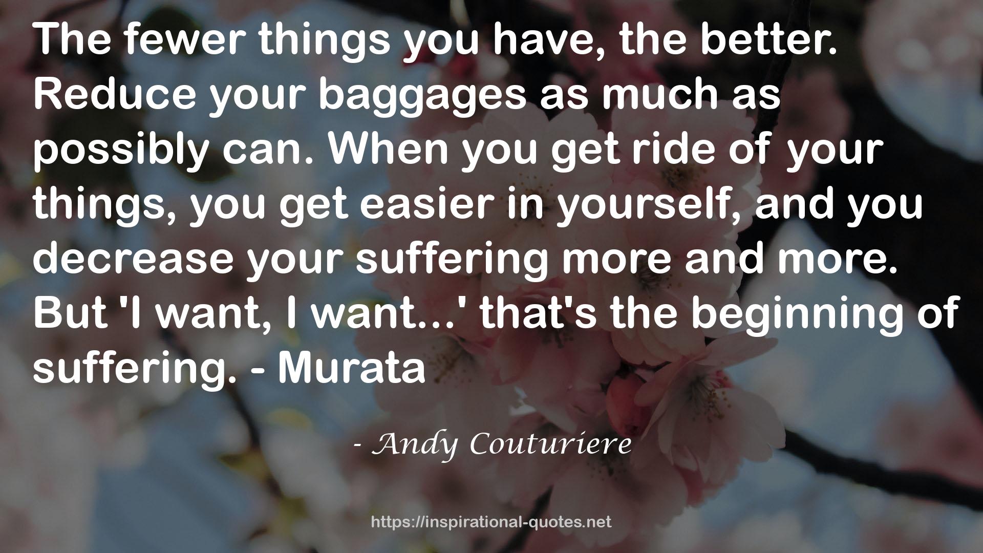 Andy Couturiere QUOTES
