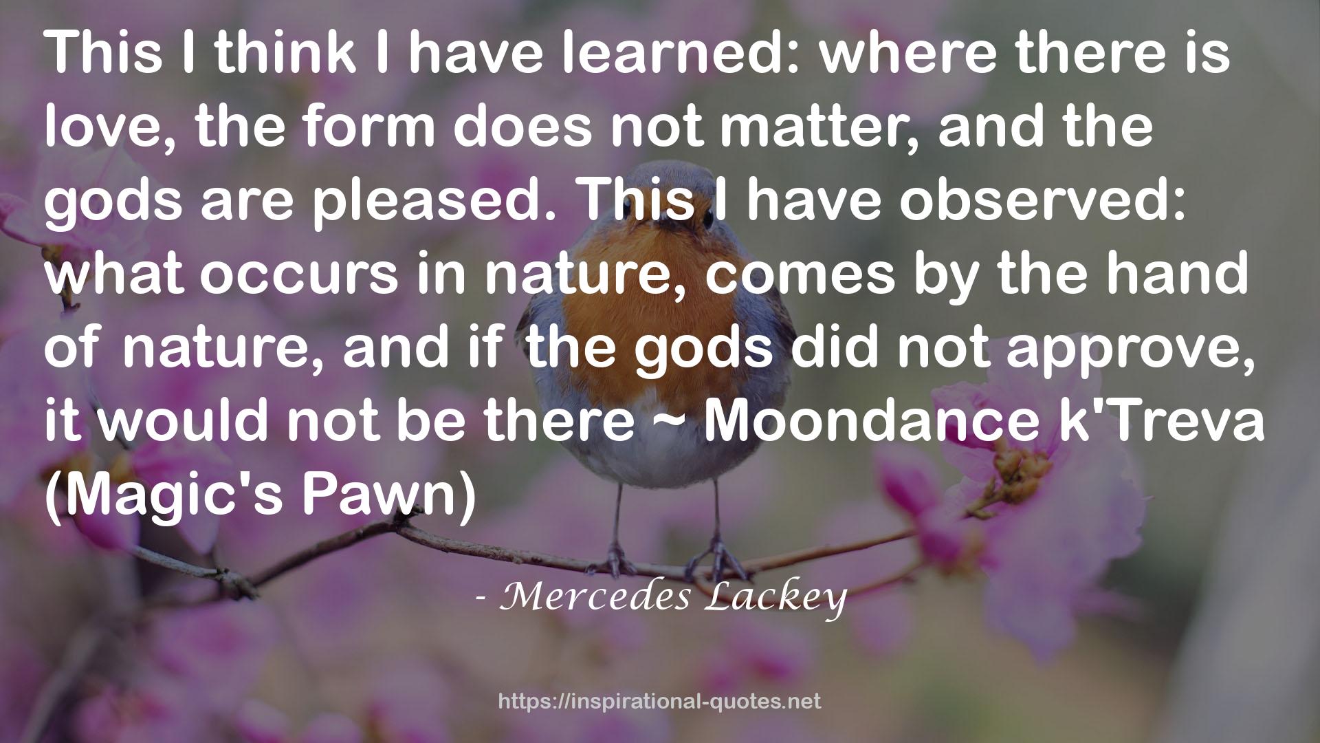 Moondance k'Treva  QUOTES