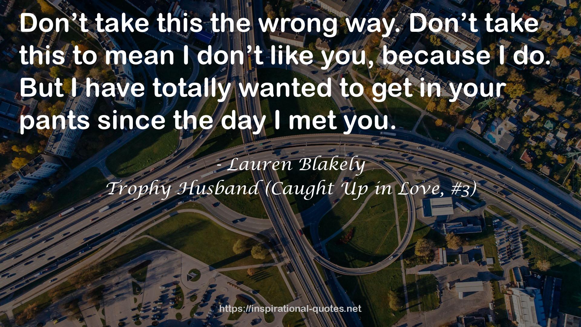 Trophy Husband (Caught Up in Love, #3) QUOTES