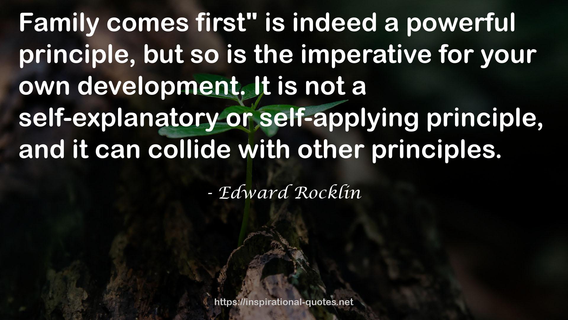 Edward Rocklin QUOTES