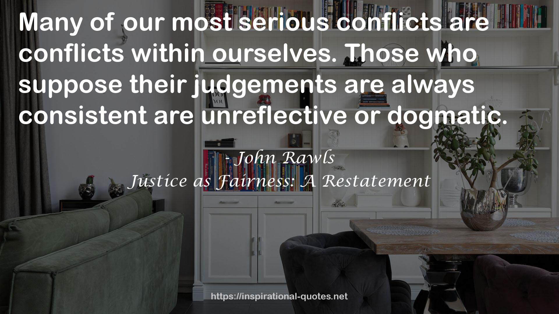 our most serious conflicts  QUOTES