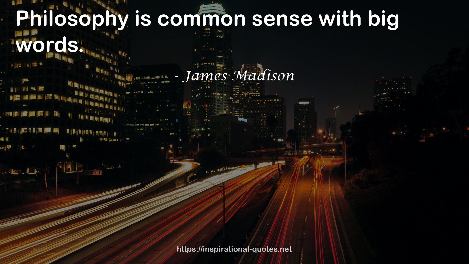 James Madison QUOTES