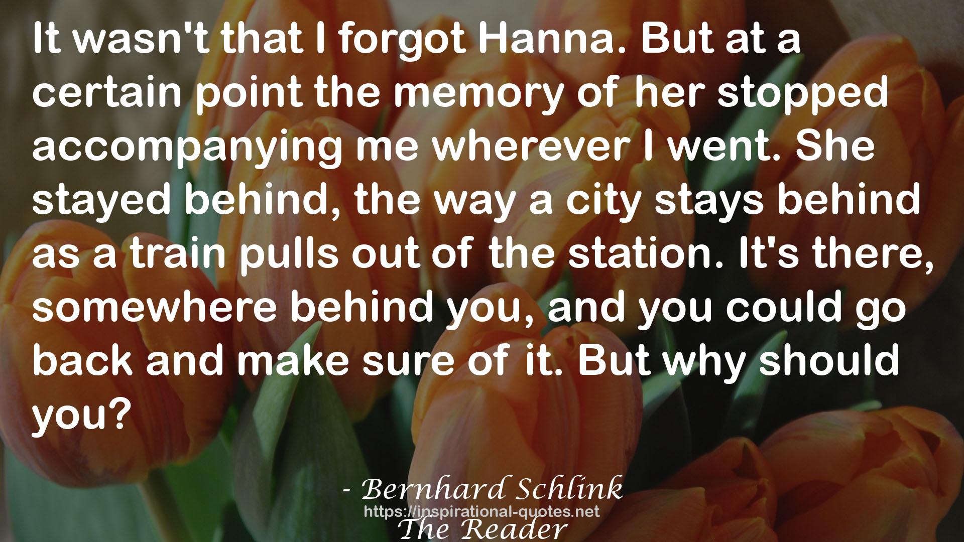 Bernhard Schlink QUOTES