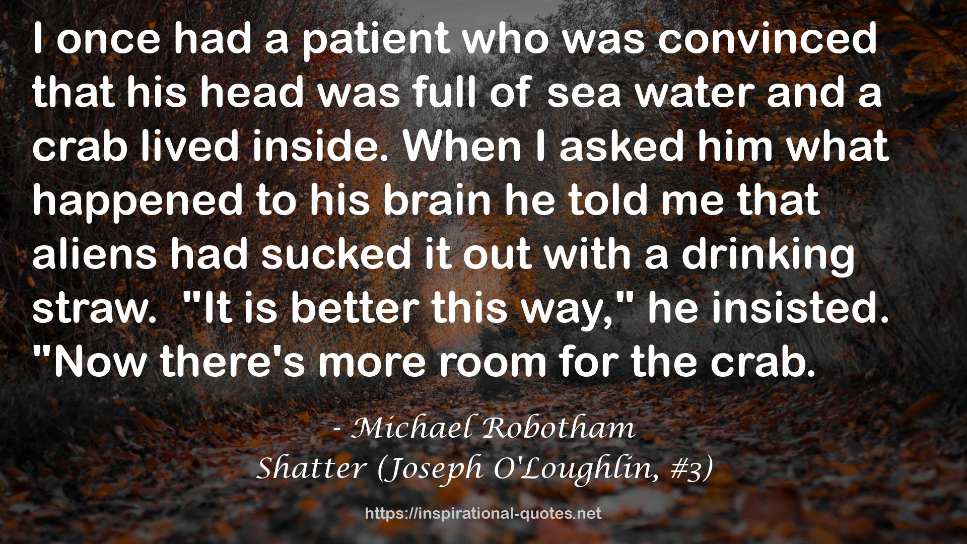 Shatter (Joseph O'Loughlin, #3) QUOTES