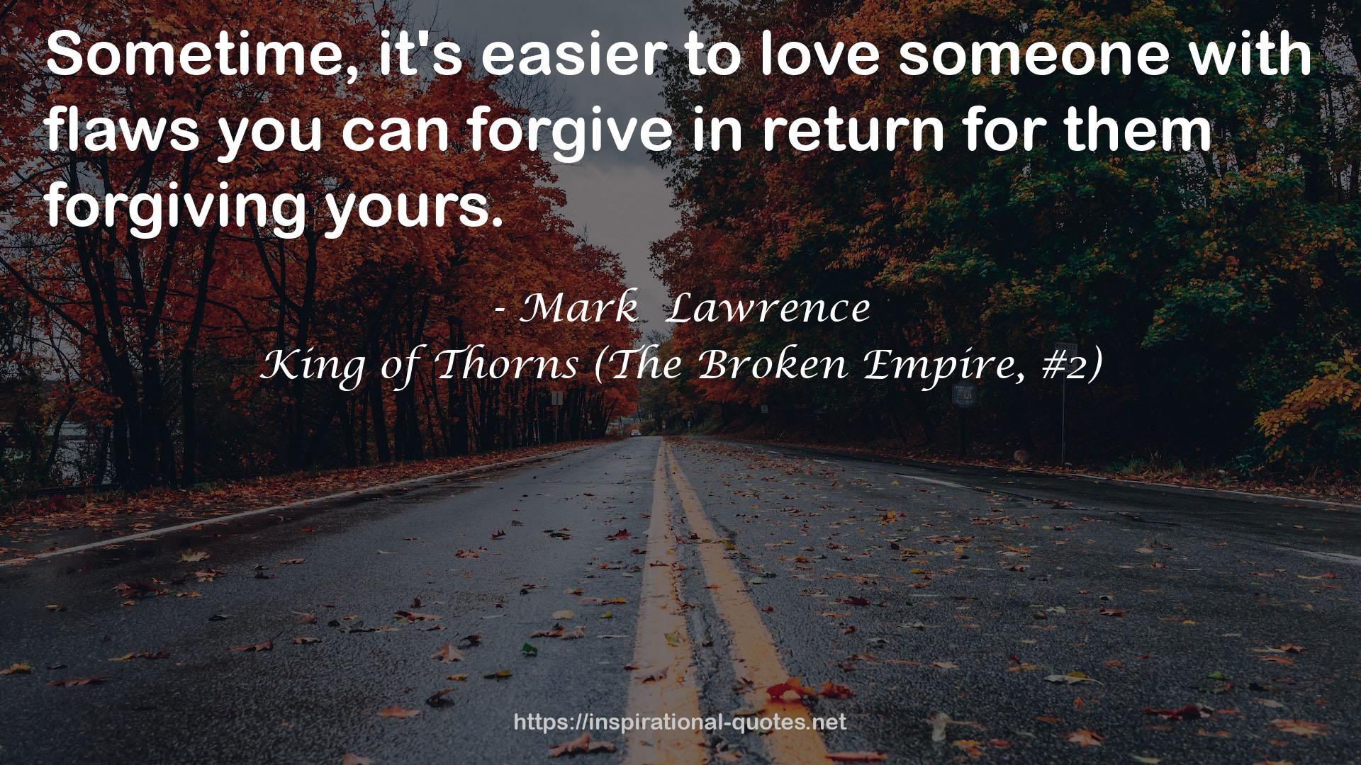 Mark  Lawrence QUOTES