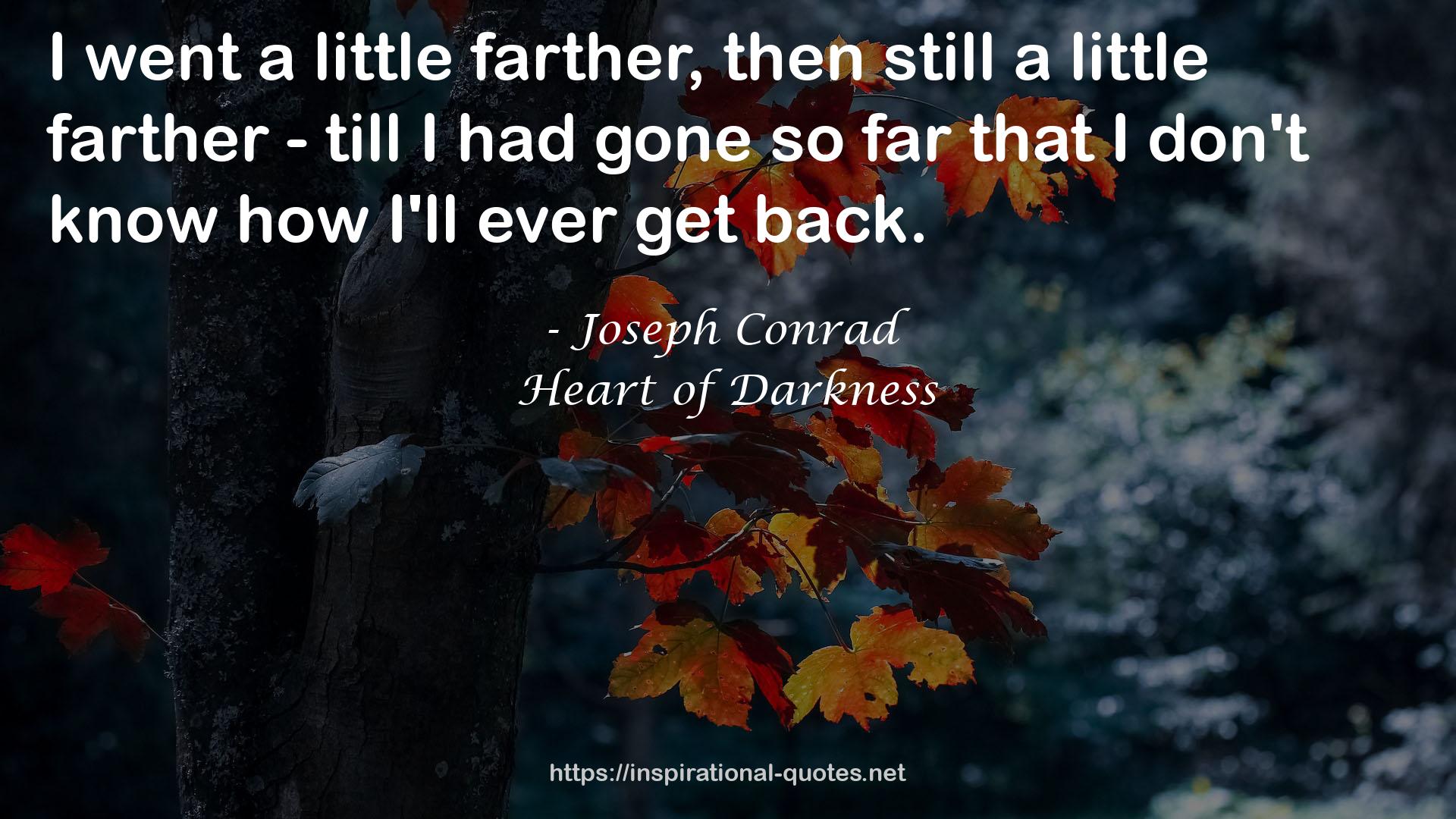 Heart of Darkness QUOTES