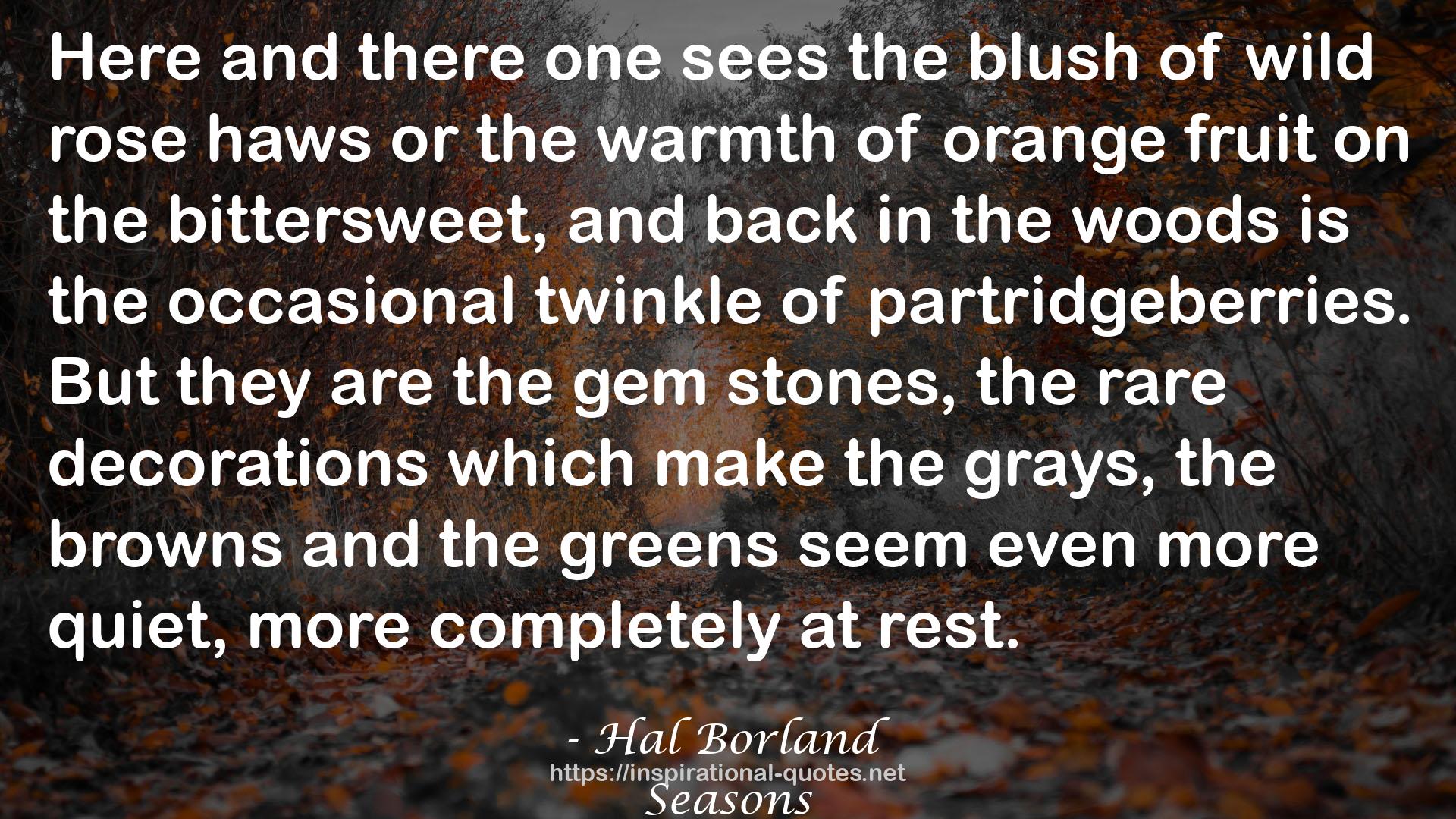 Hal Borland QUOTES